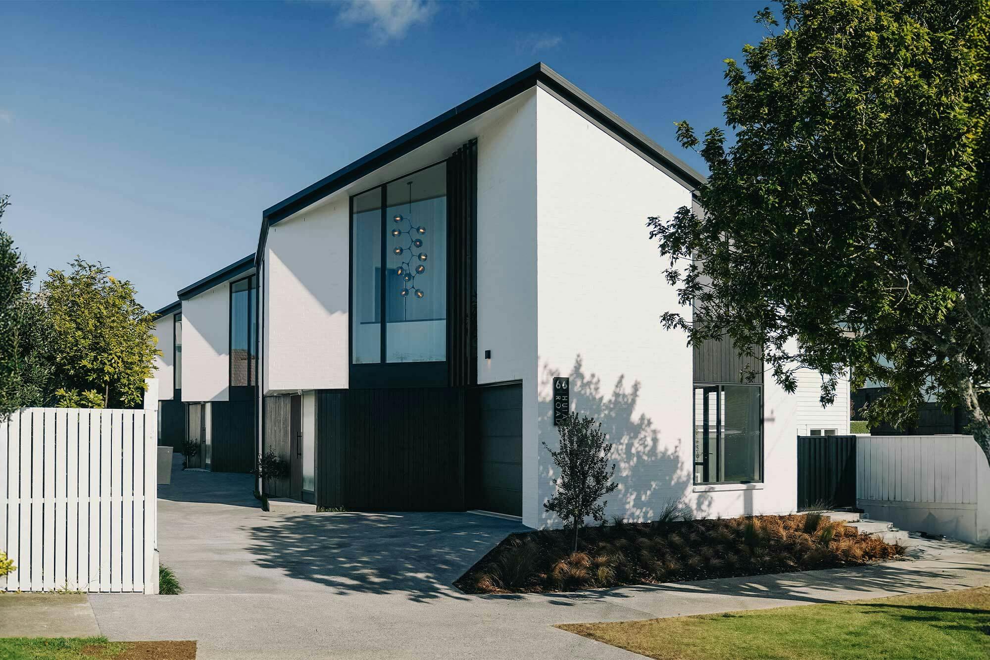 66 Huia Road Townhouses Modern Townhouses Construkt Architects Auckland