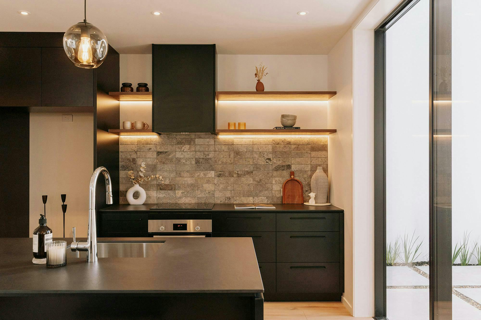 66 Huia Road Townhouses Modern Townhouses Construkt Architects Auckland Kitchen