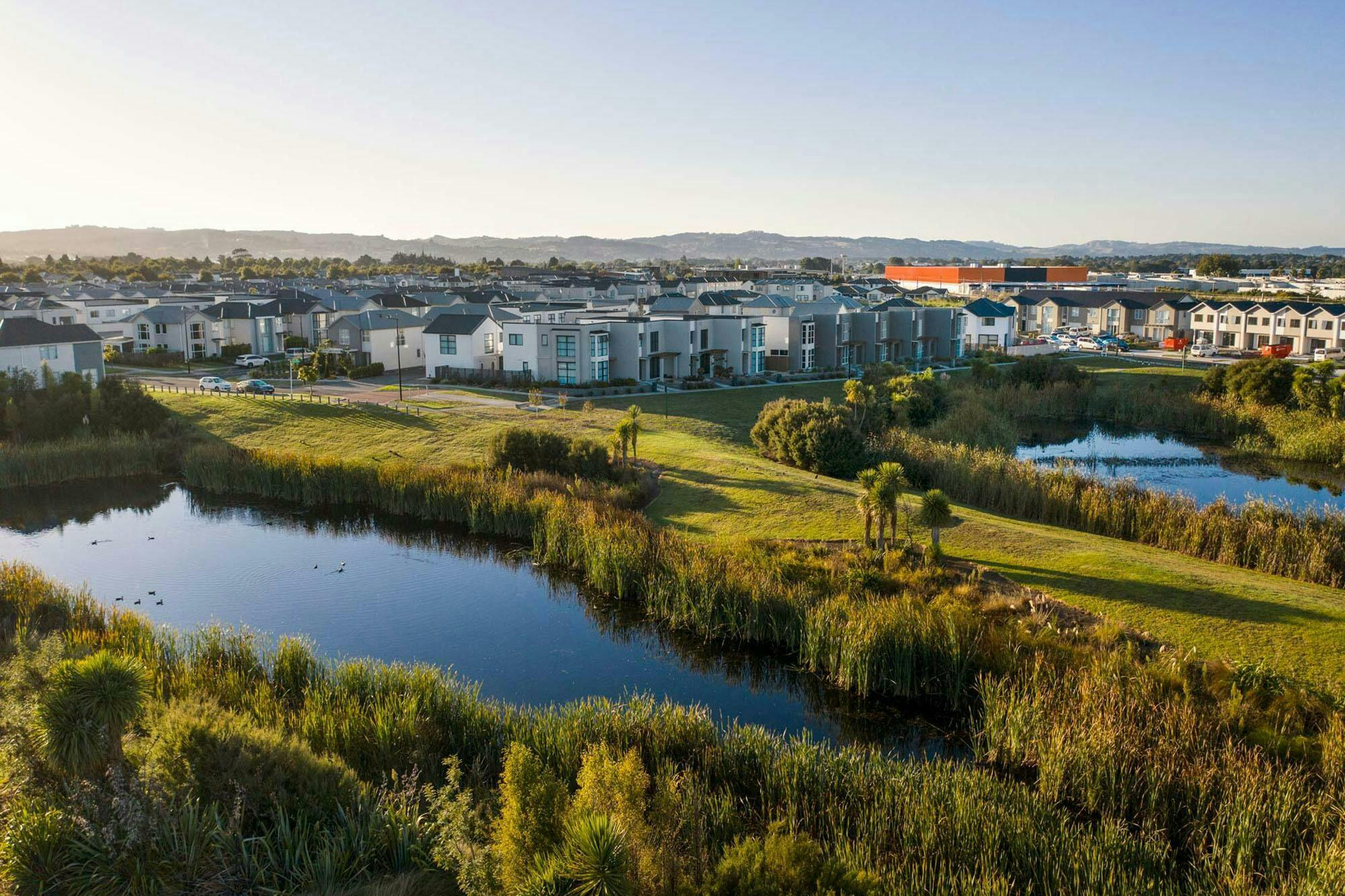 Addison Balance Land Masterplanning Construkt Architects Auckland Pond