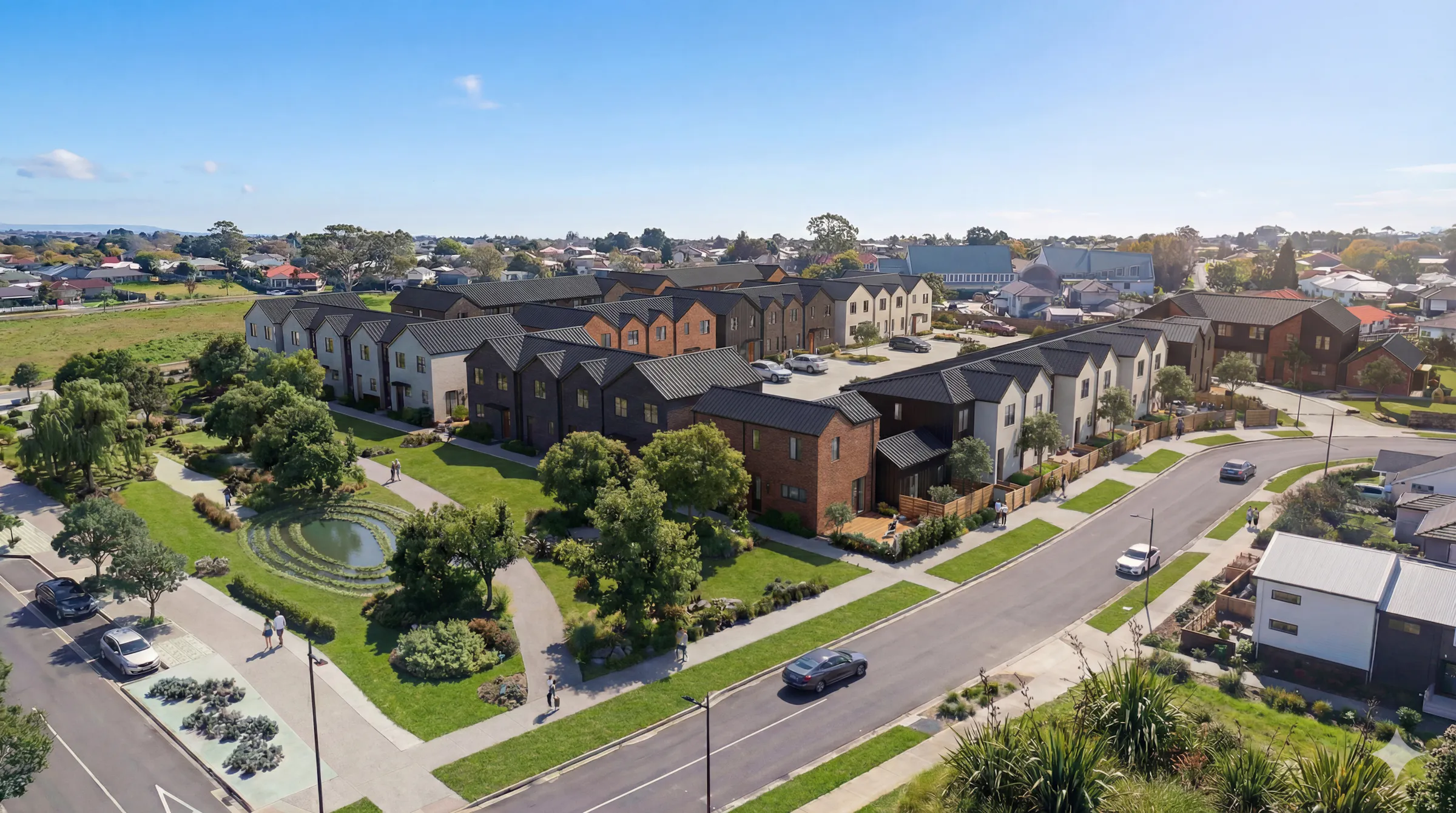 Aorere Homes Affordable Housing Construkt Architects Auckland Site Aerial 2