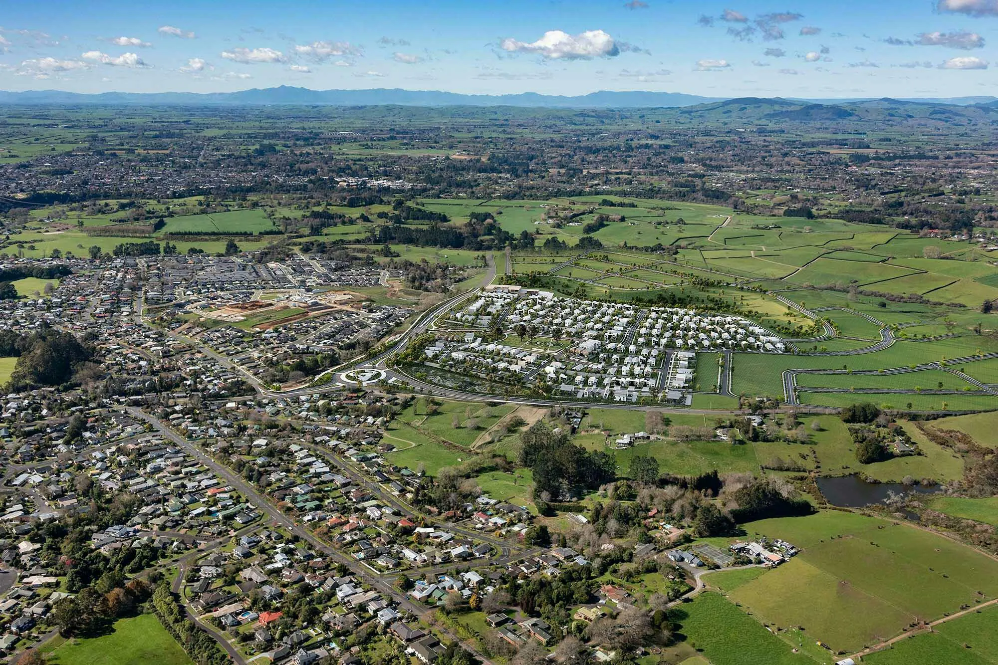 Aurora Masterplan Masterplan Construkt Architects Auckland Aerial Shot