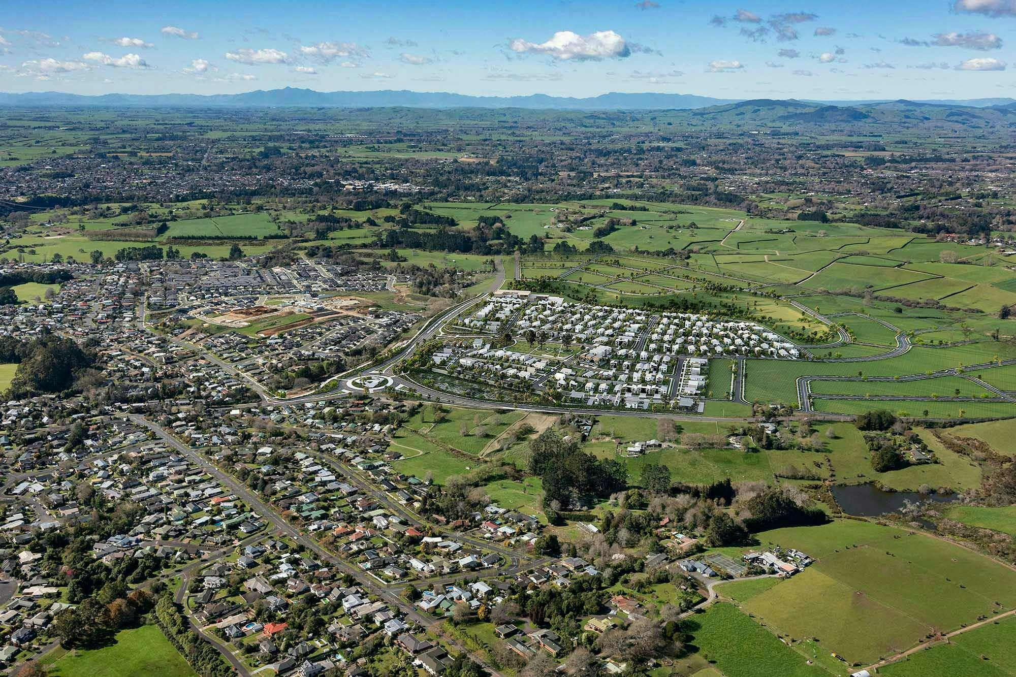 Aurora Masterplan Masterplan Construkt Architects Auckland Aerial Shot