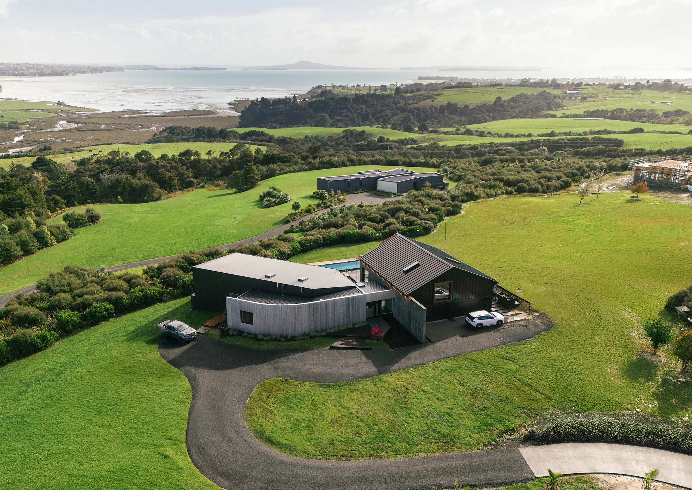 Azeem House Residential Architecture Construkt Architects Auckland Overhead Shot