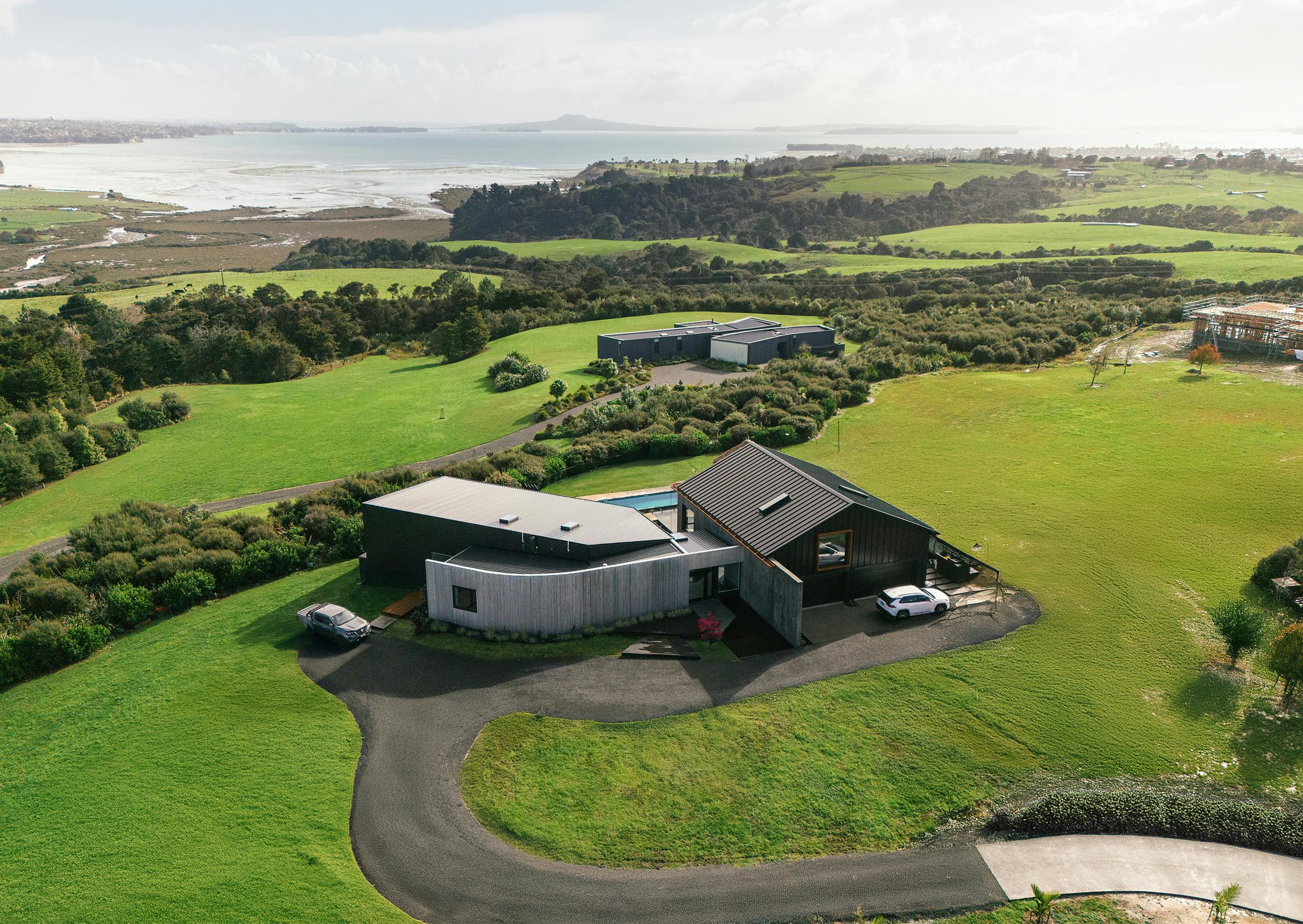 Azeem House Residential Architecture Construkt Architects Auckland Overhead Shot