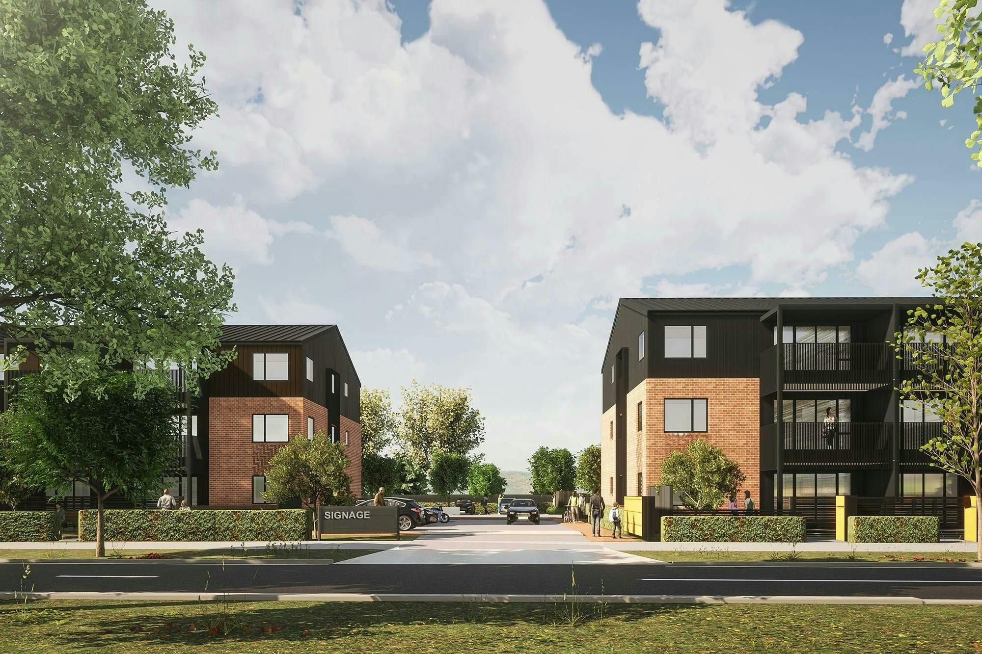 Bader Drive Apartments Modern Apartments Construkt Architects Auckland Elevation