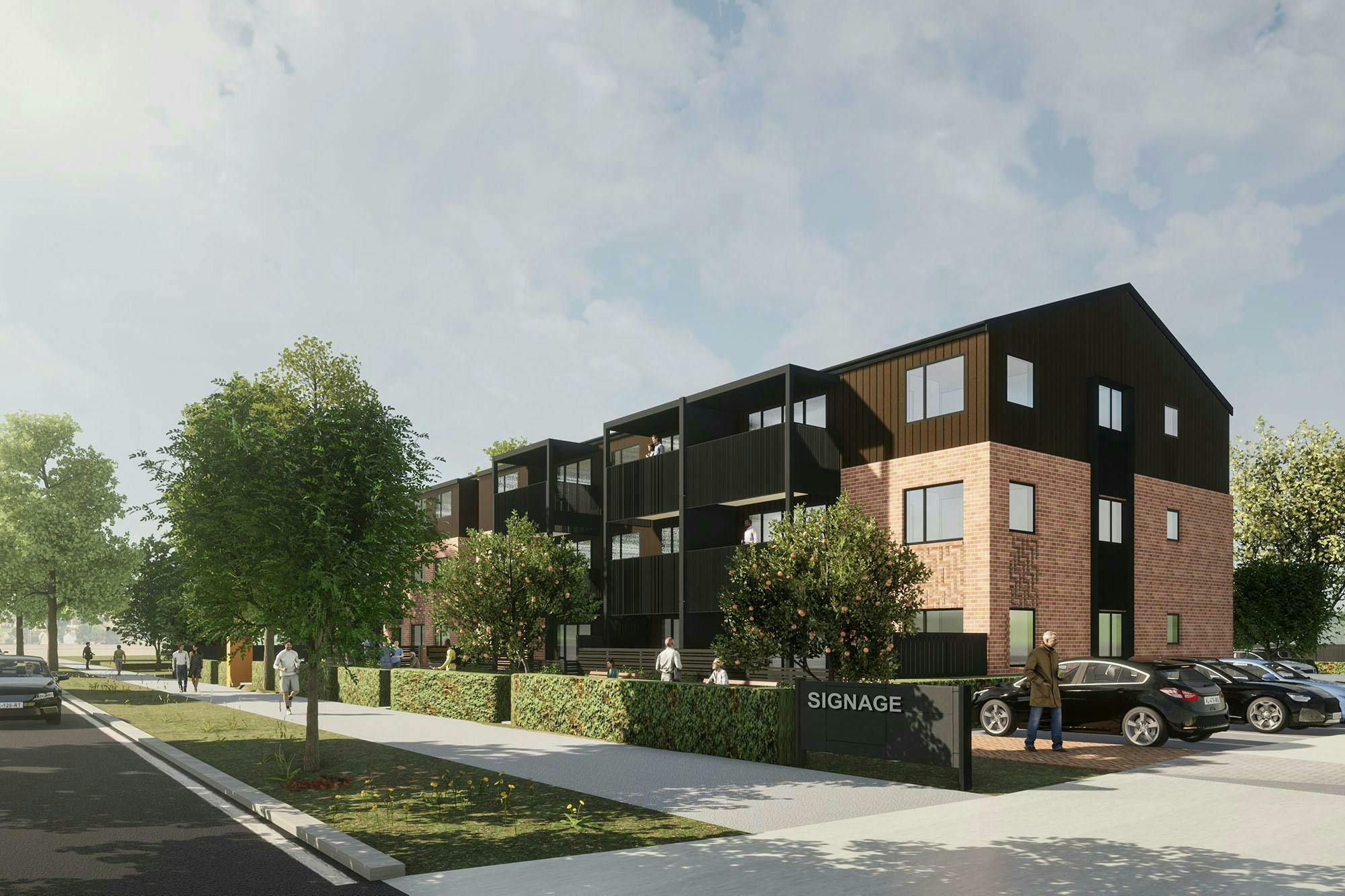 Bader Drive Apartments Modern Apartments Construkt Architects Auckland Parking