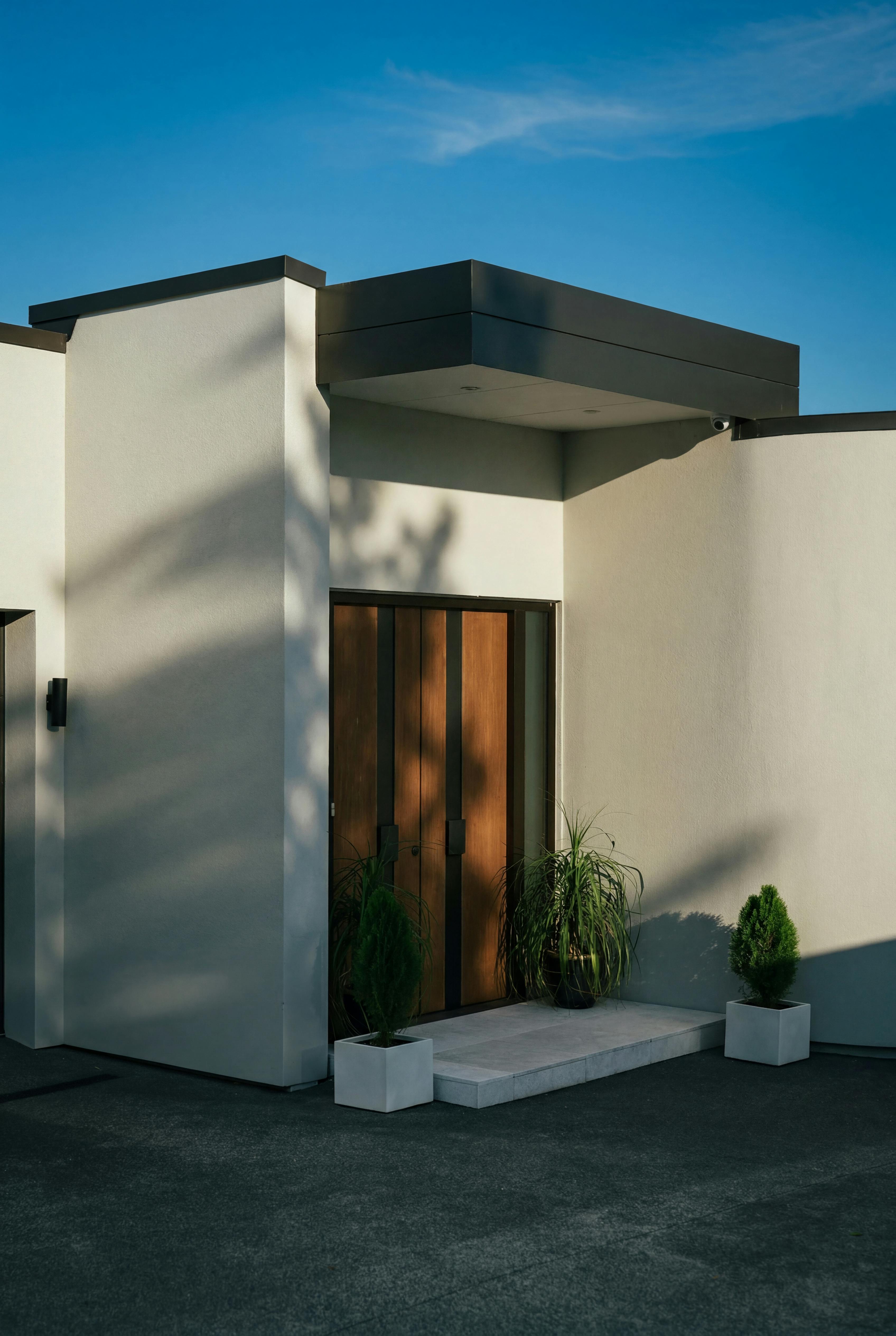 Belle Mer Architectural Home Construkt Architects Auckland Entrance