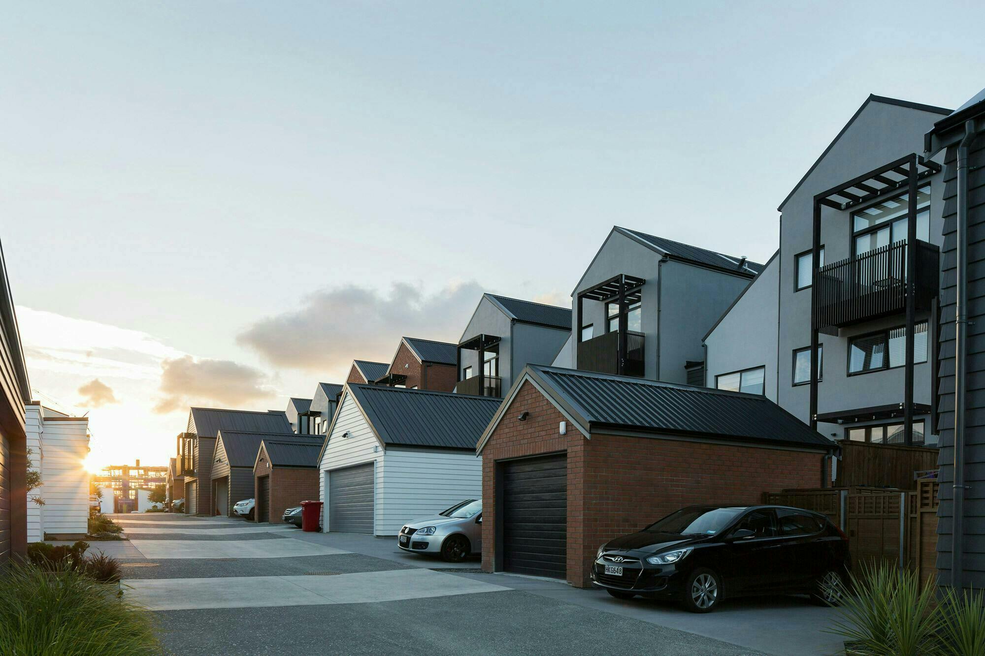 Buckley A Precinct Superlot BA28 Terrace Multi unit Construkt Architects Auckland Garages