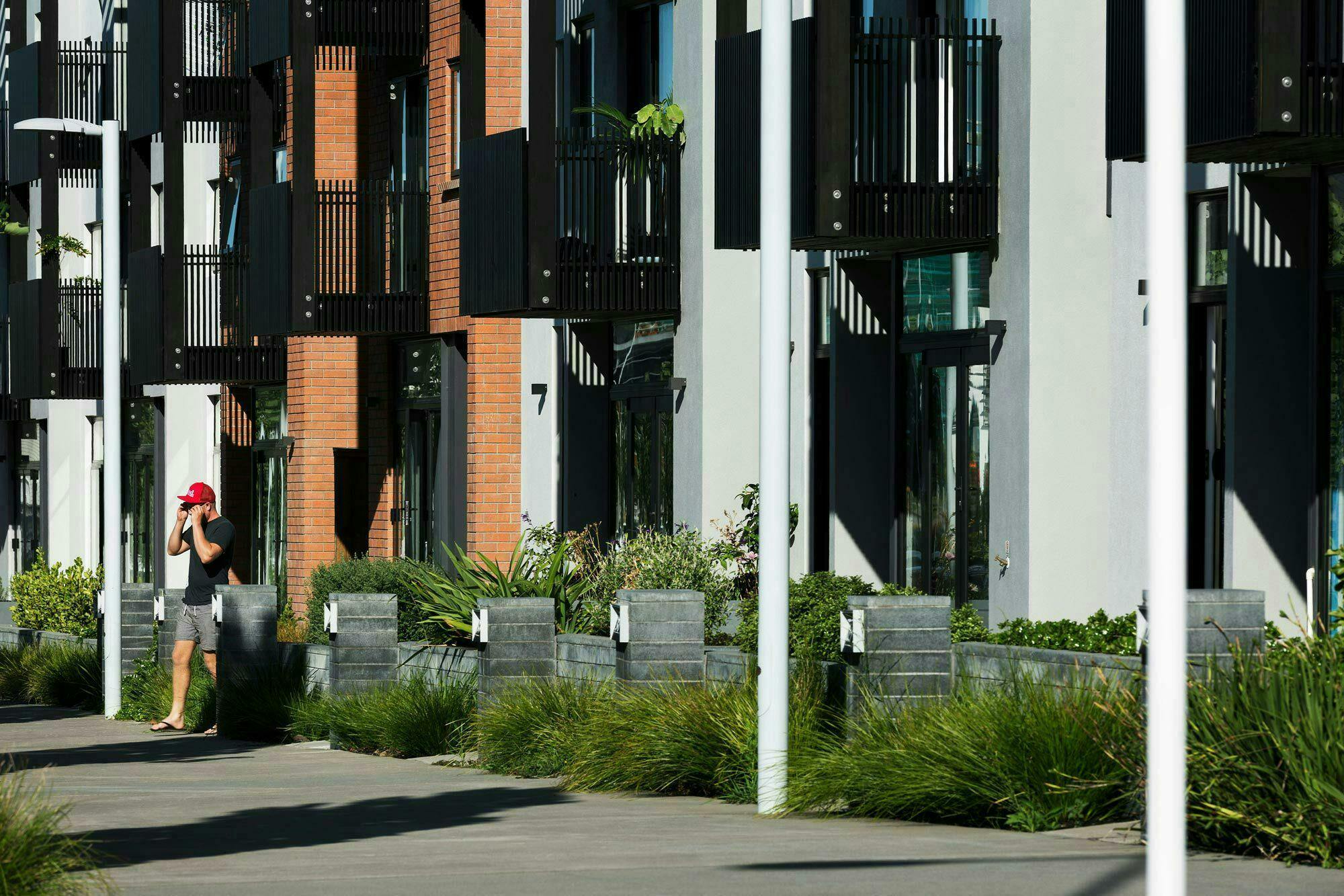 Buckley A Precinct Superlot BA28 Terrace Multi unit Construkt Architects Auckland Path and Entrances