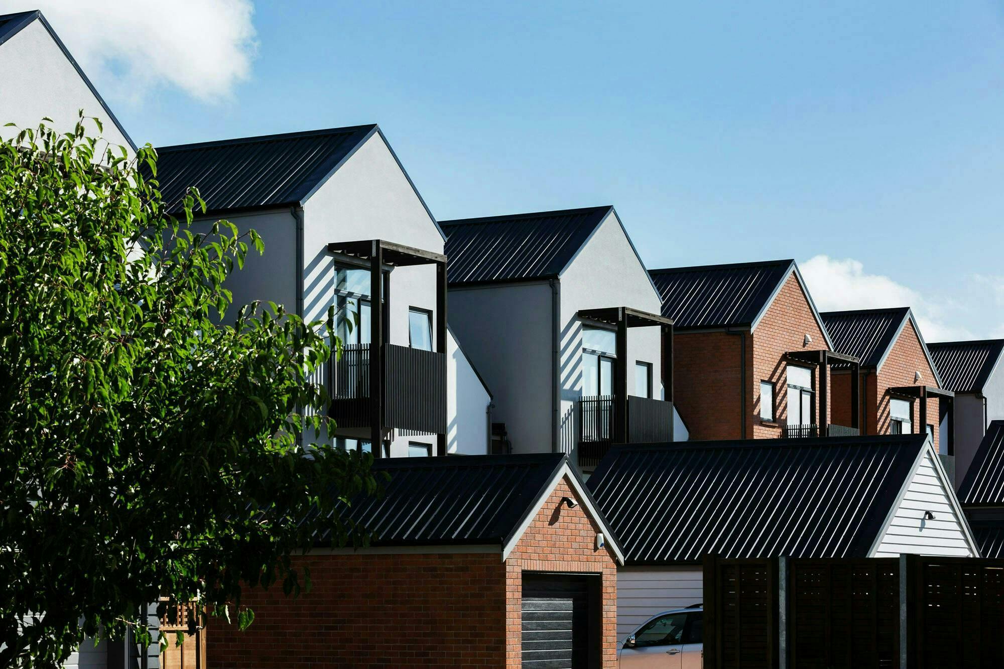Buckley A Precinct Superlot BA28 Terrace Multi unit Construkt Architects Auckland Roofs