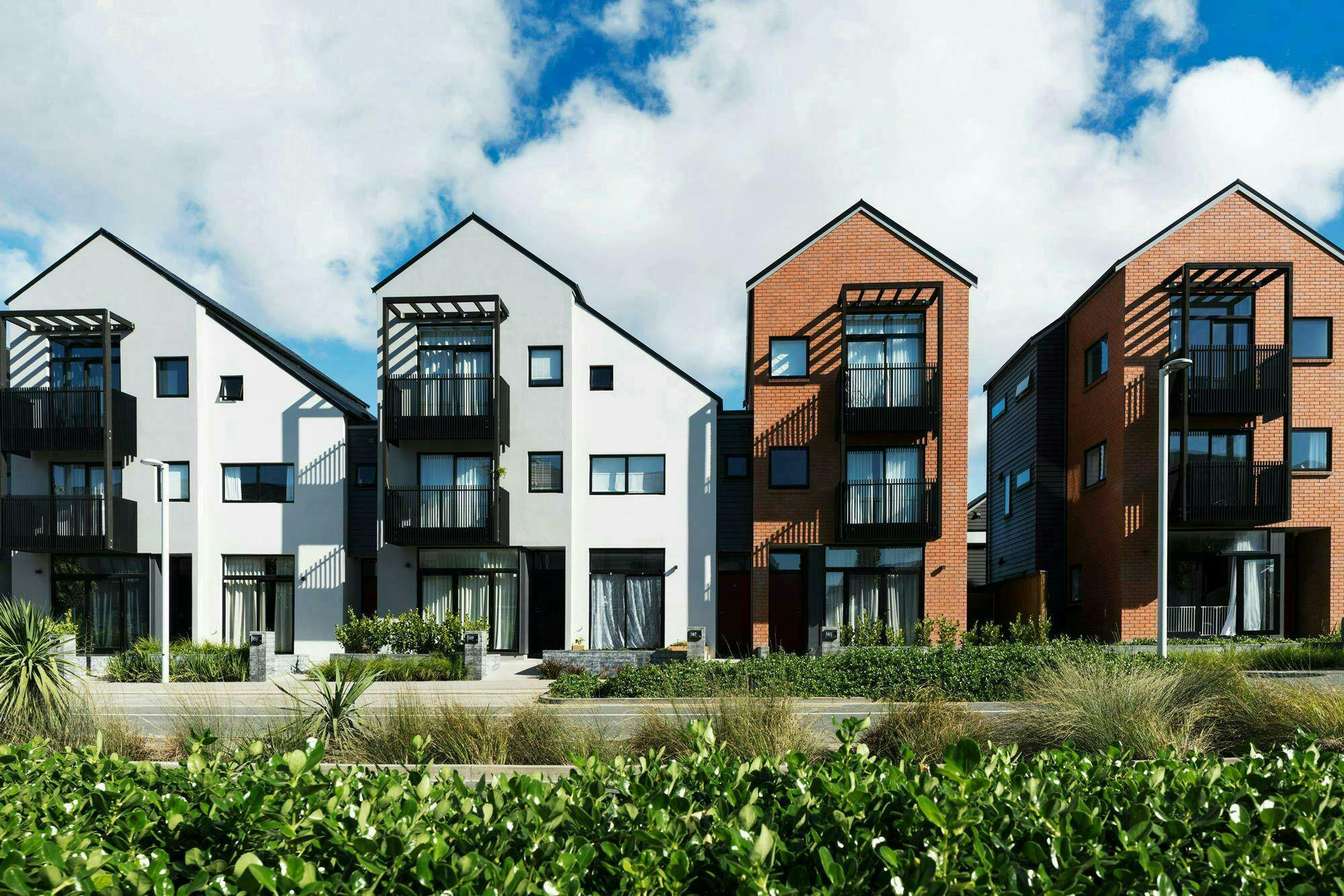 Buckley A Precinct Superlot BA28 Terrace Multi unit Construkt Architects Auckland Street Elevation