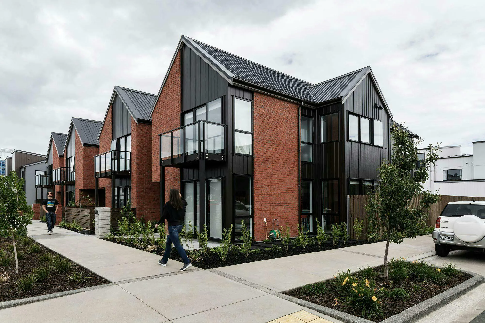 Buckley A Precinct Superlot BA29 Terraces Multi unit Construkt Architects Auckland Footpaths