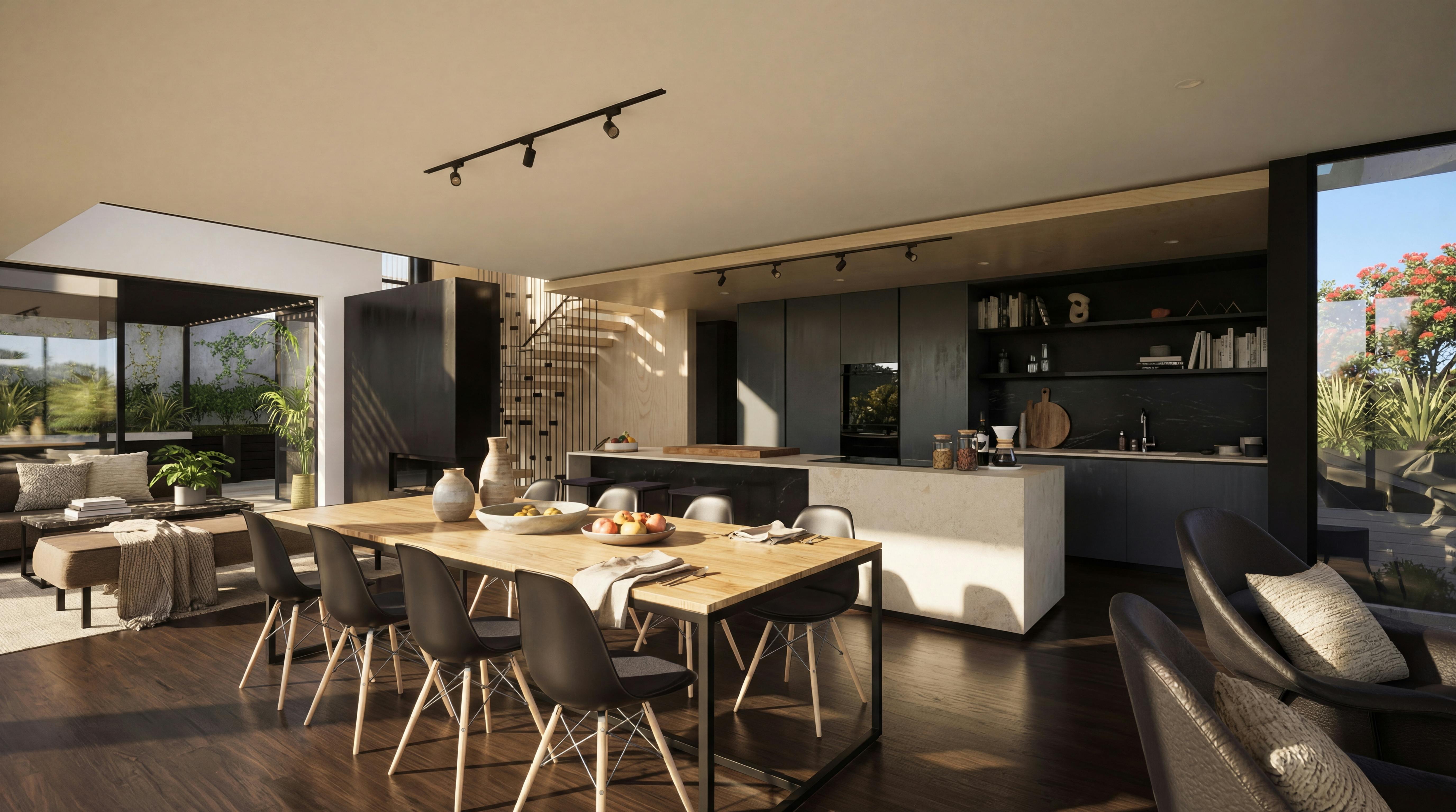 Cameron House Modern Home Construkt Architects Auckland Kitchen and Dining2