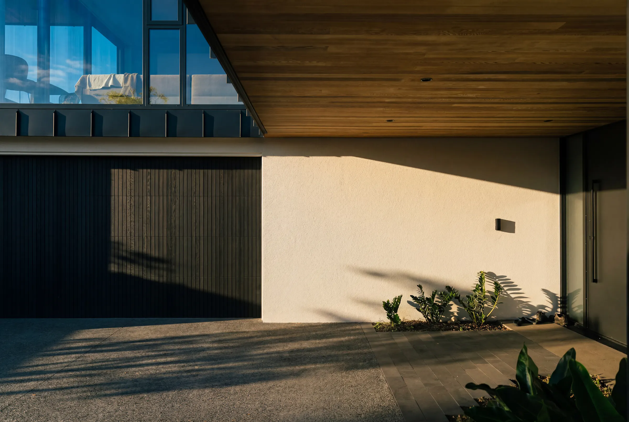 Cameron House Modern Home Construkt Architects Auckland Garage