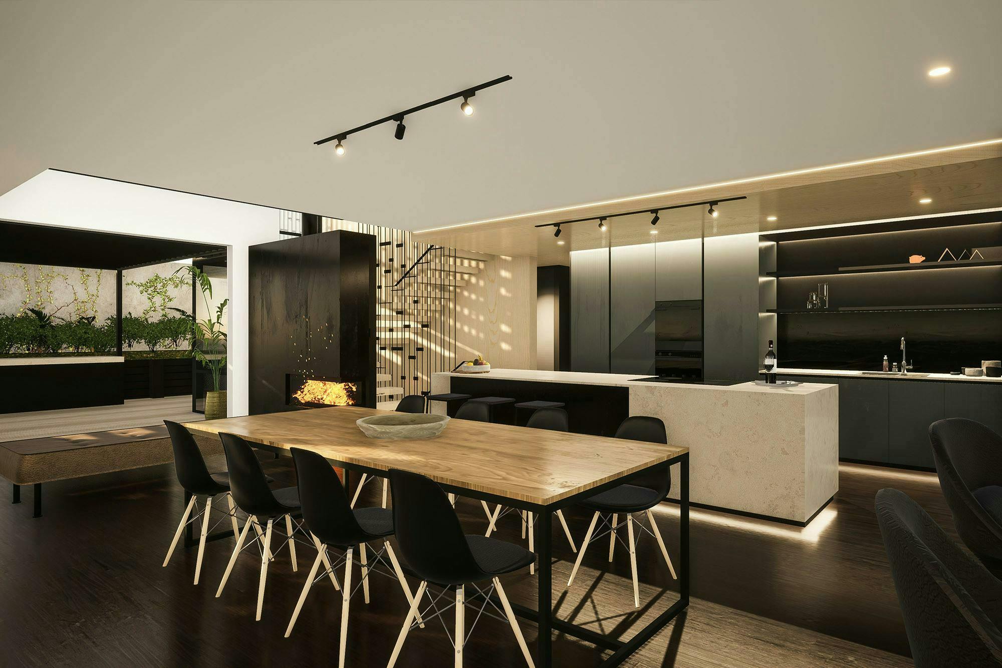 Cameron House Modern Home Construkt Architects Auckland Kitchen and Dining 2