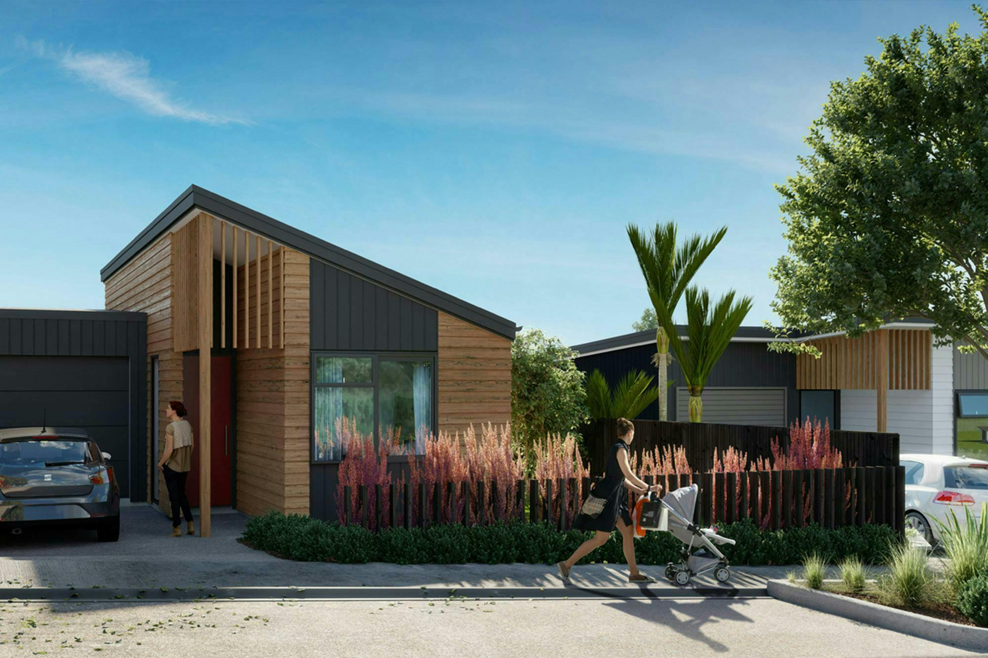 Cardinal West Masterplan Masterplanning Construkt Architects Auckland Timber Clad Home