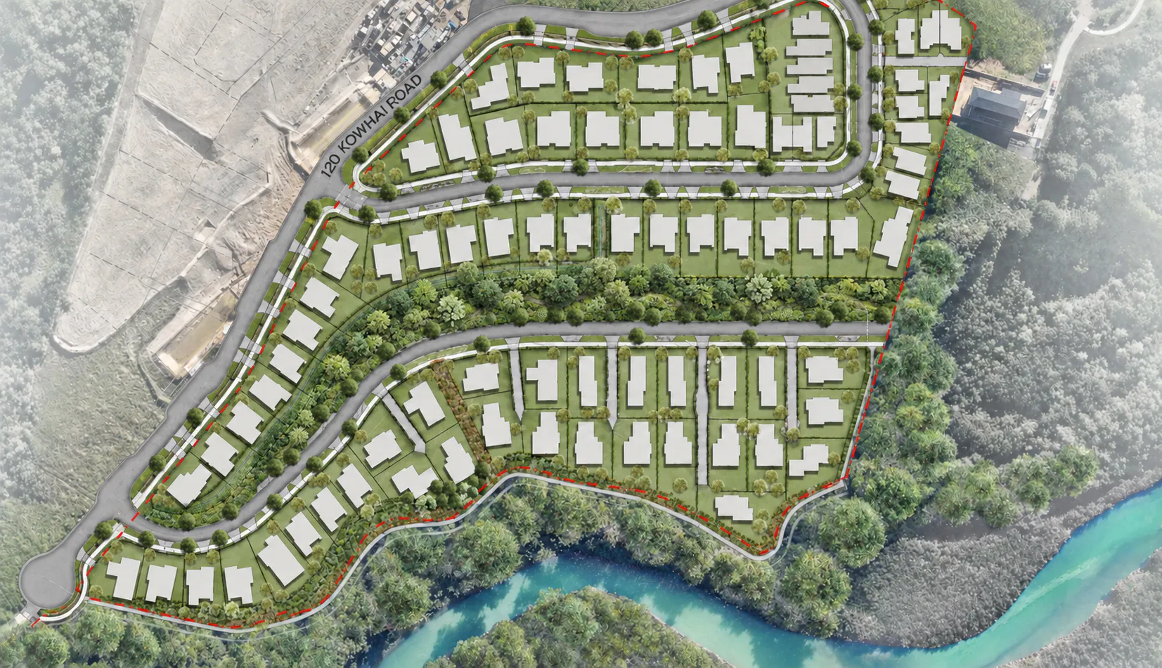 Construkt Architects Kowhai Road masterplan