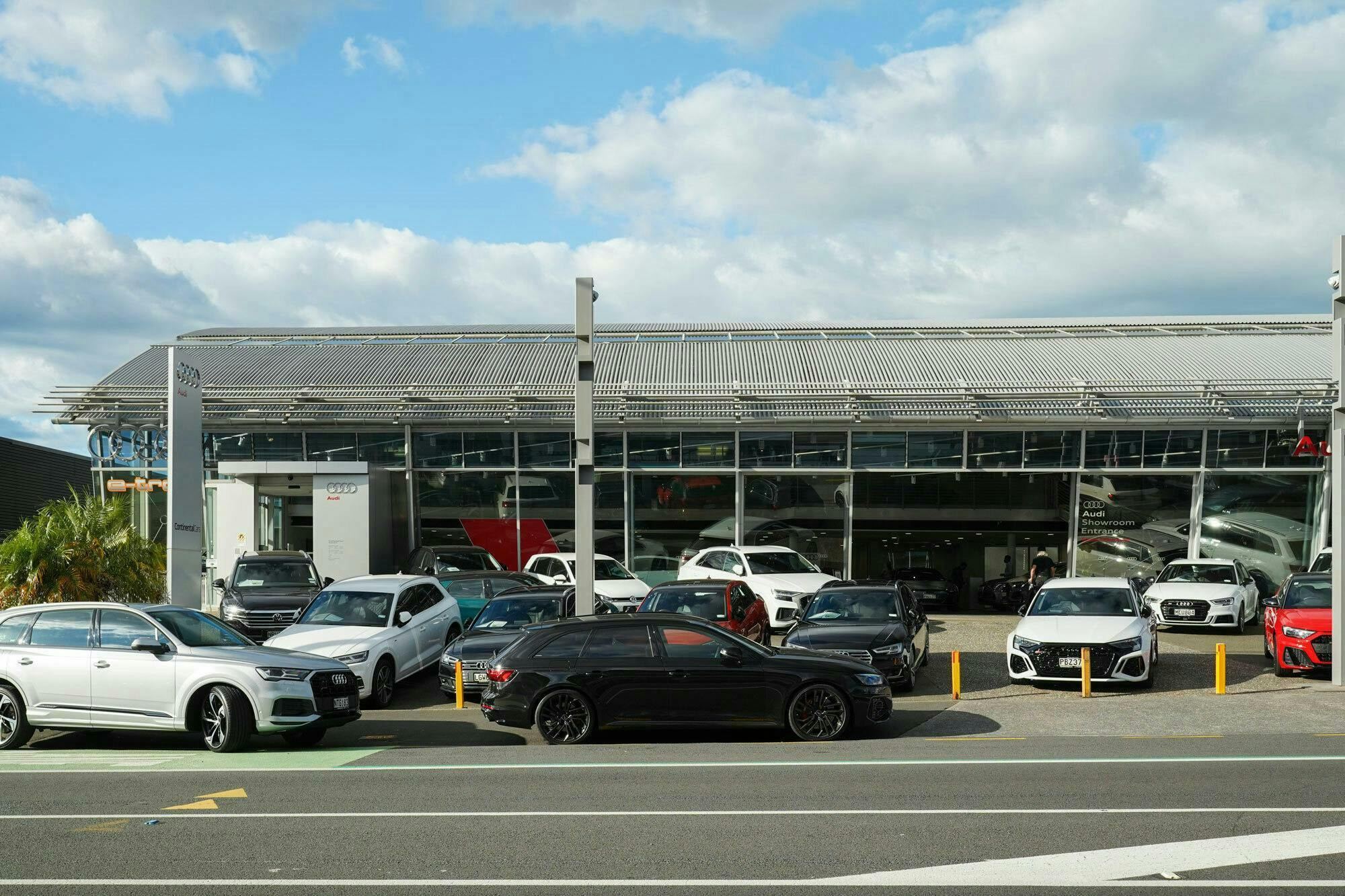 Continental Audi Newmarket Commercial Architecture Construkt Architects Auckland Street Elevation