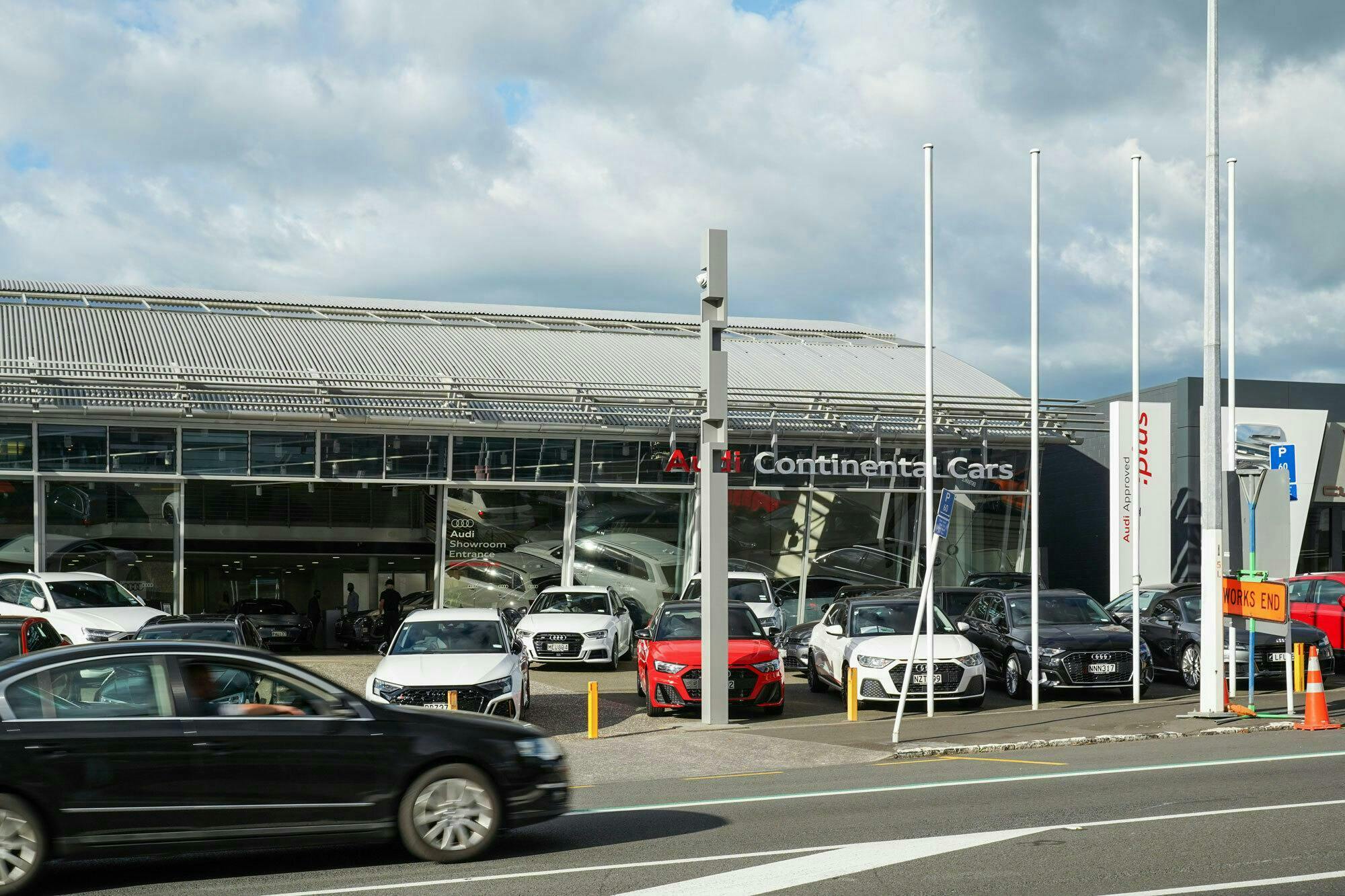 Continental Audi Newmarket Commercial Architecture Construkt Architects Auckland Street Entrance