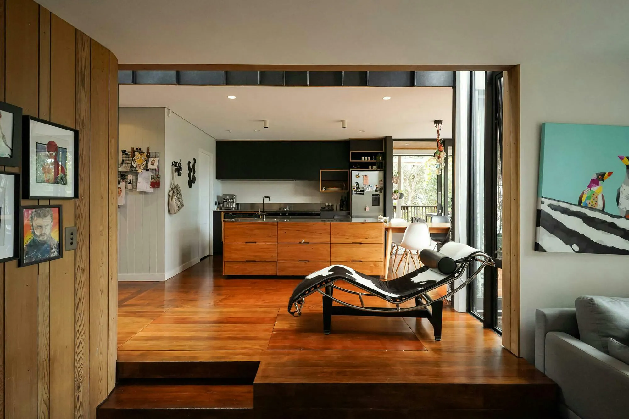 Dally Terrace Modern Standalone Construkt Architects Auckland Kitchen and Dining