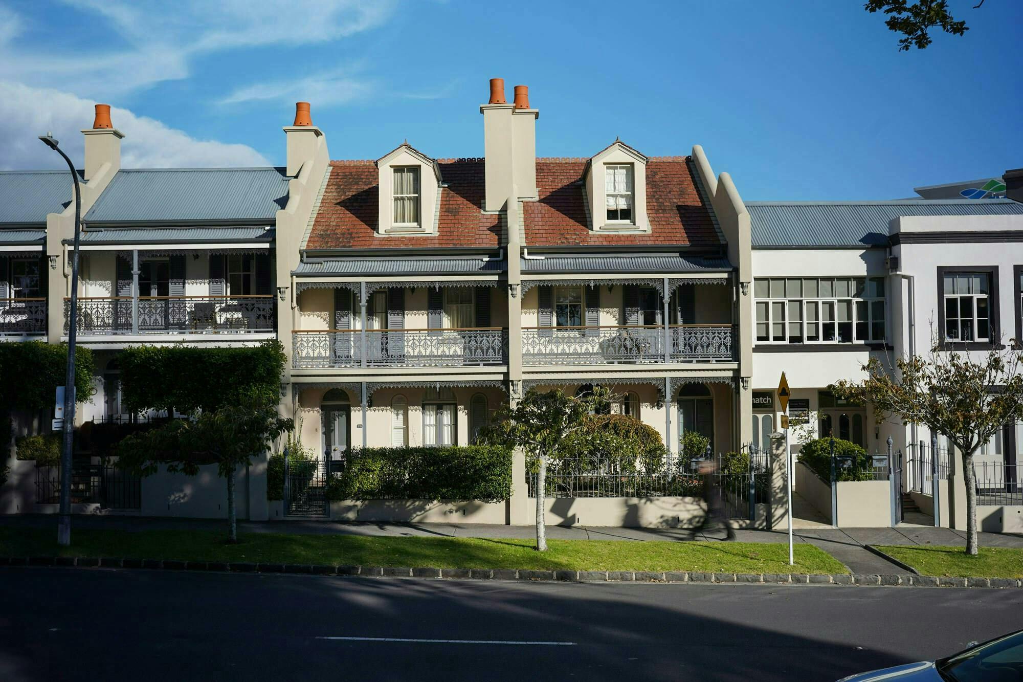 Domain Terraces Terraces Multi unit Construkt Architects Auckland Elevation