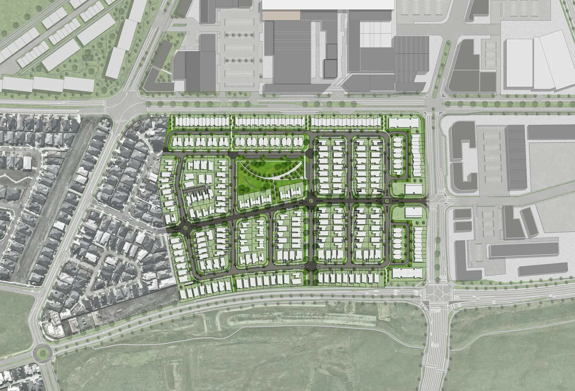 East Quarter Masterplan Masterplanning Construkt Architects Auckland Illustrative Plan