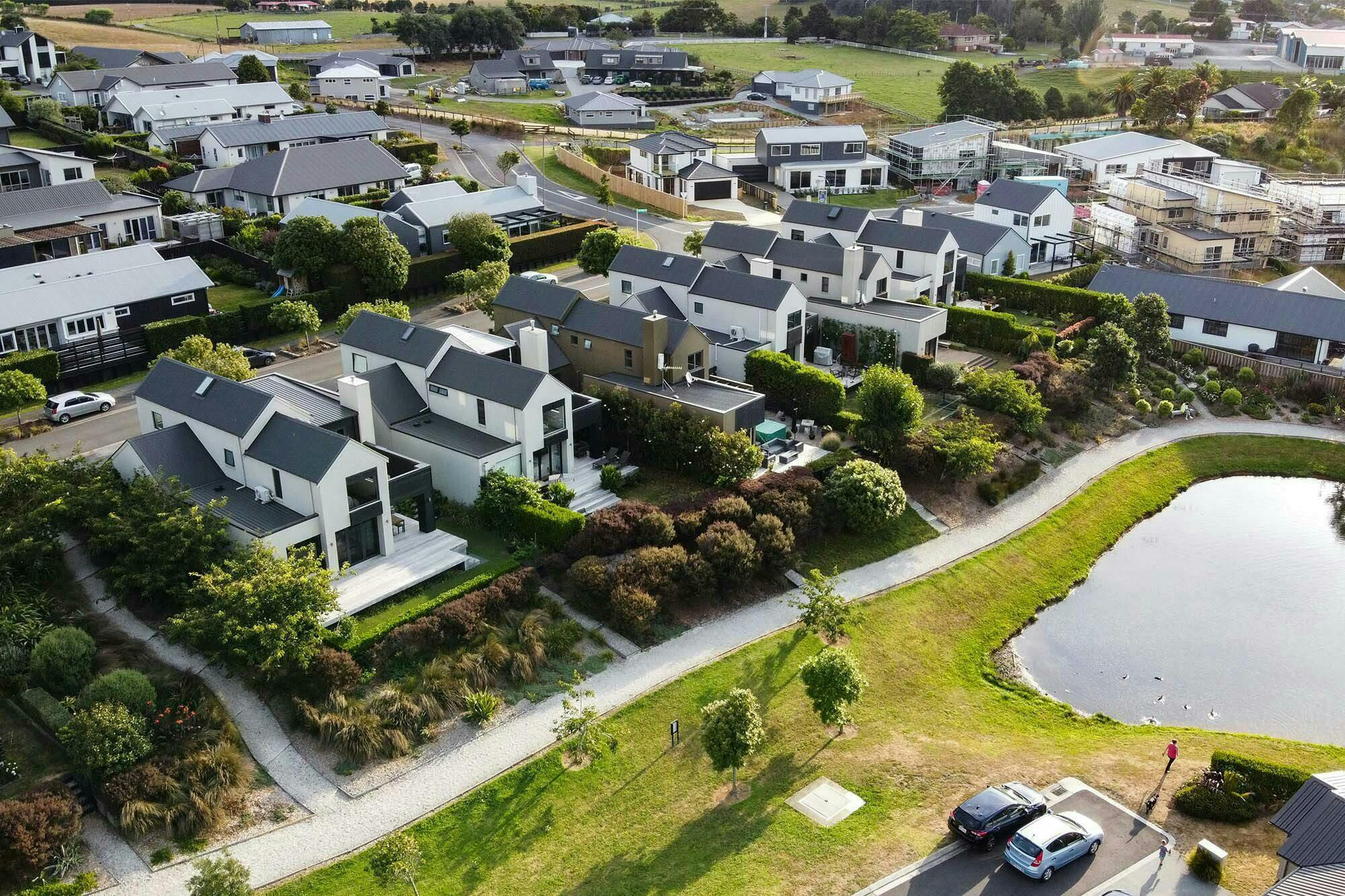 Haven Homes Standalone Homes Construkt Architects Auckland Aerial Shot