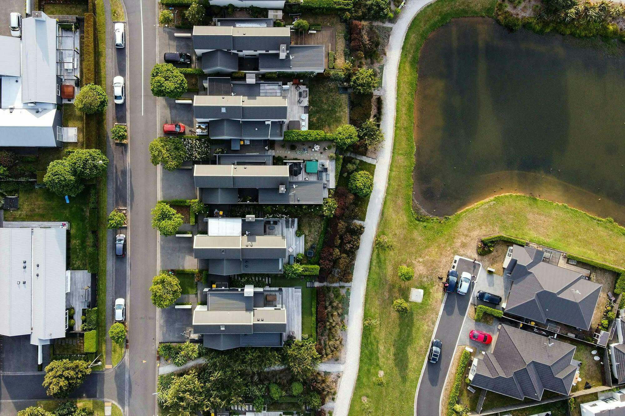 Haven Homes Standalone Homes Construkt Architects Auckland Overhead Shot