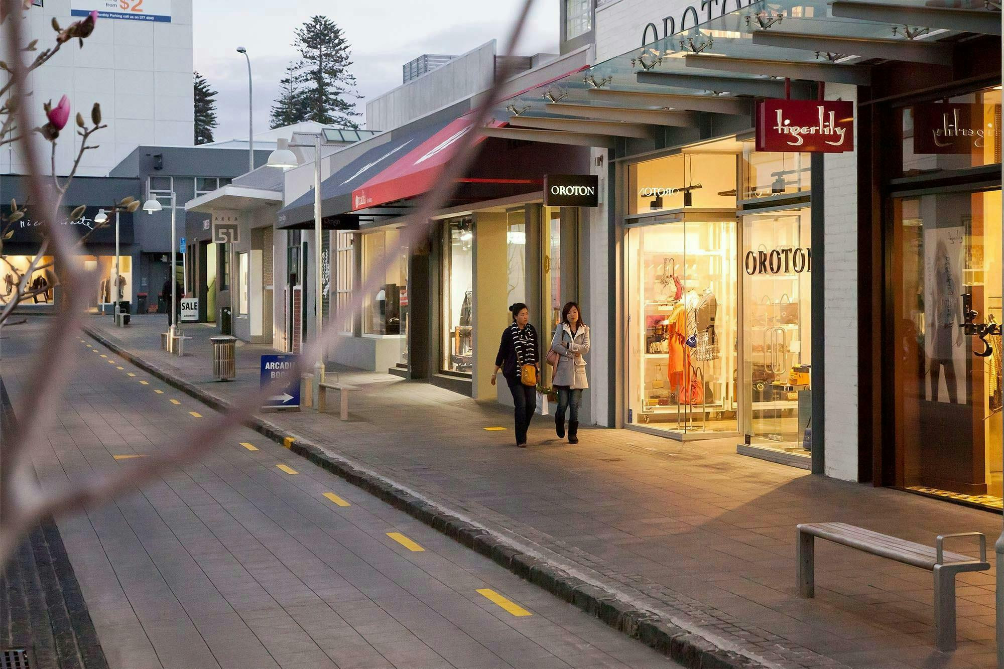 Hayes Foundry Regeneration Retail Construkt Architects Auckland Evening