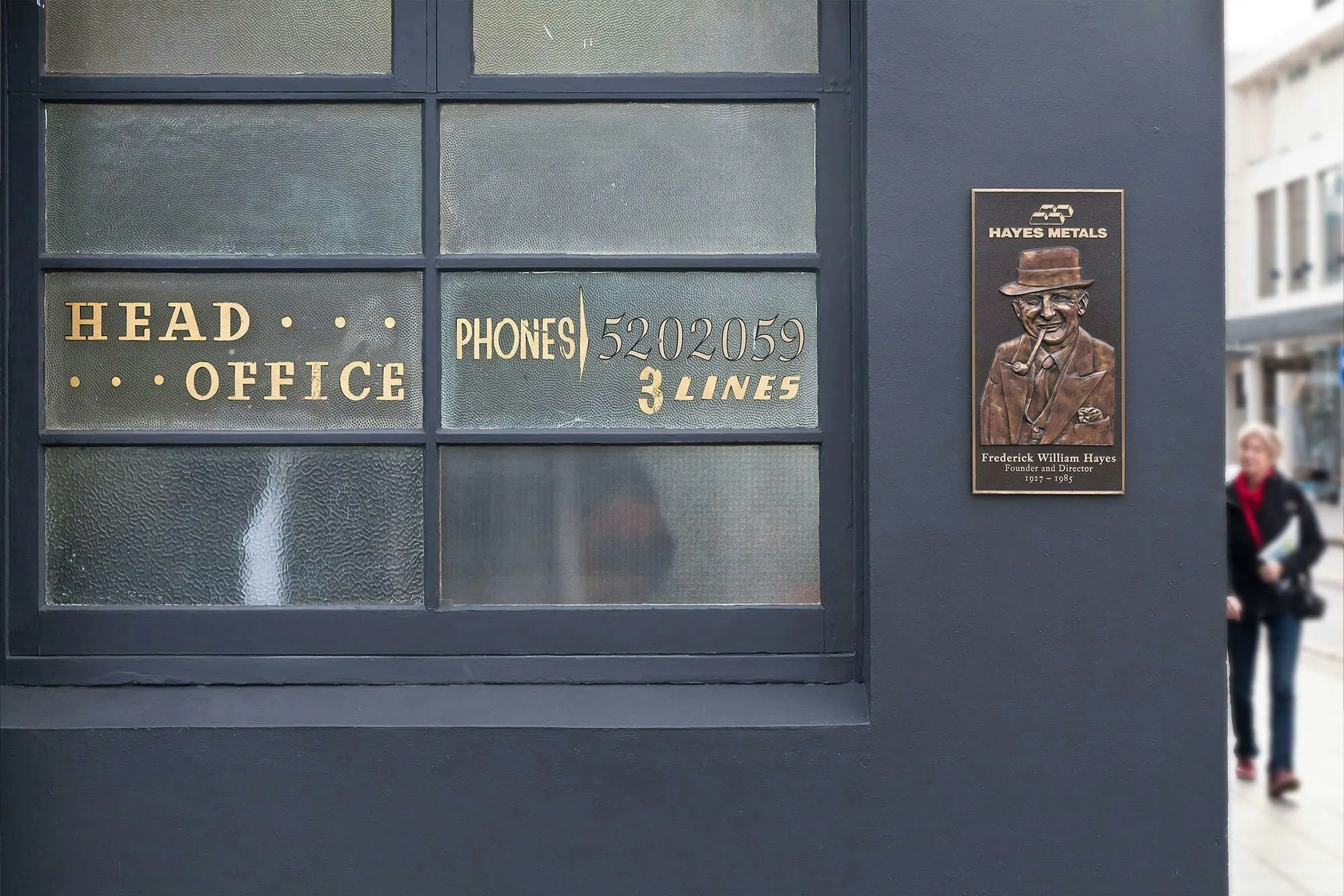 Hayes Foundry Regeneration Retail Construkt Architects Auckland Hayes Metals Plaque