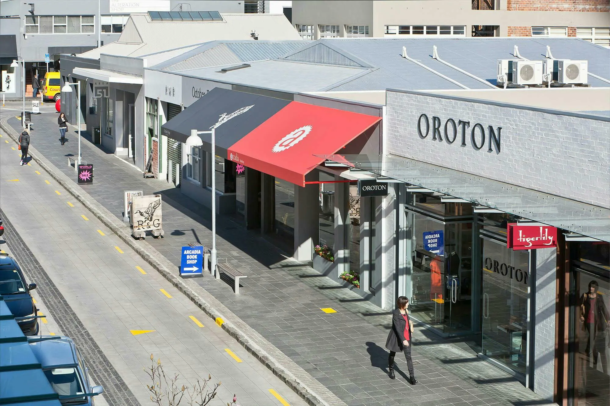 Hayes Foundry Regeneration Retail Construkt Architects Auckland Street Aerial Shot