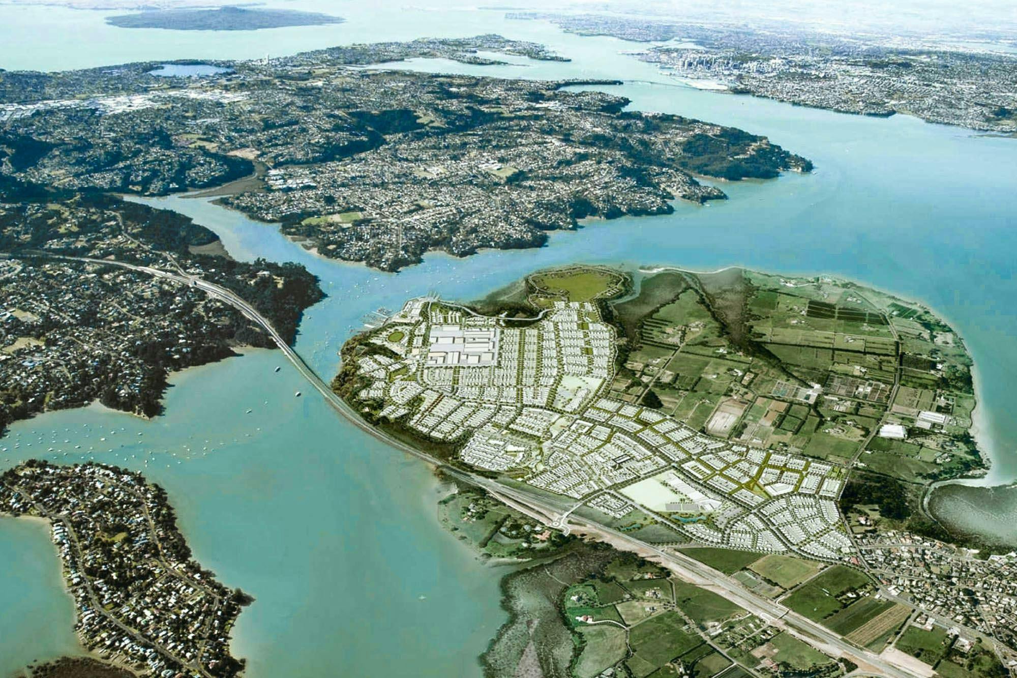 Hobsonville Point Masterplan Masterplanning Construkt Architects Auckland Aerial Shotjpg