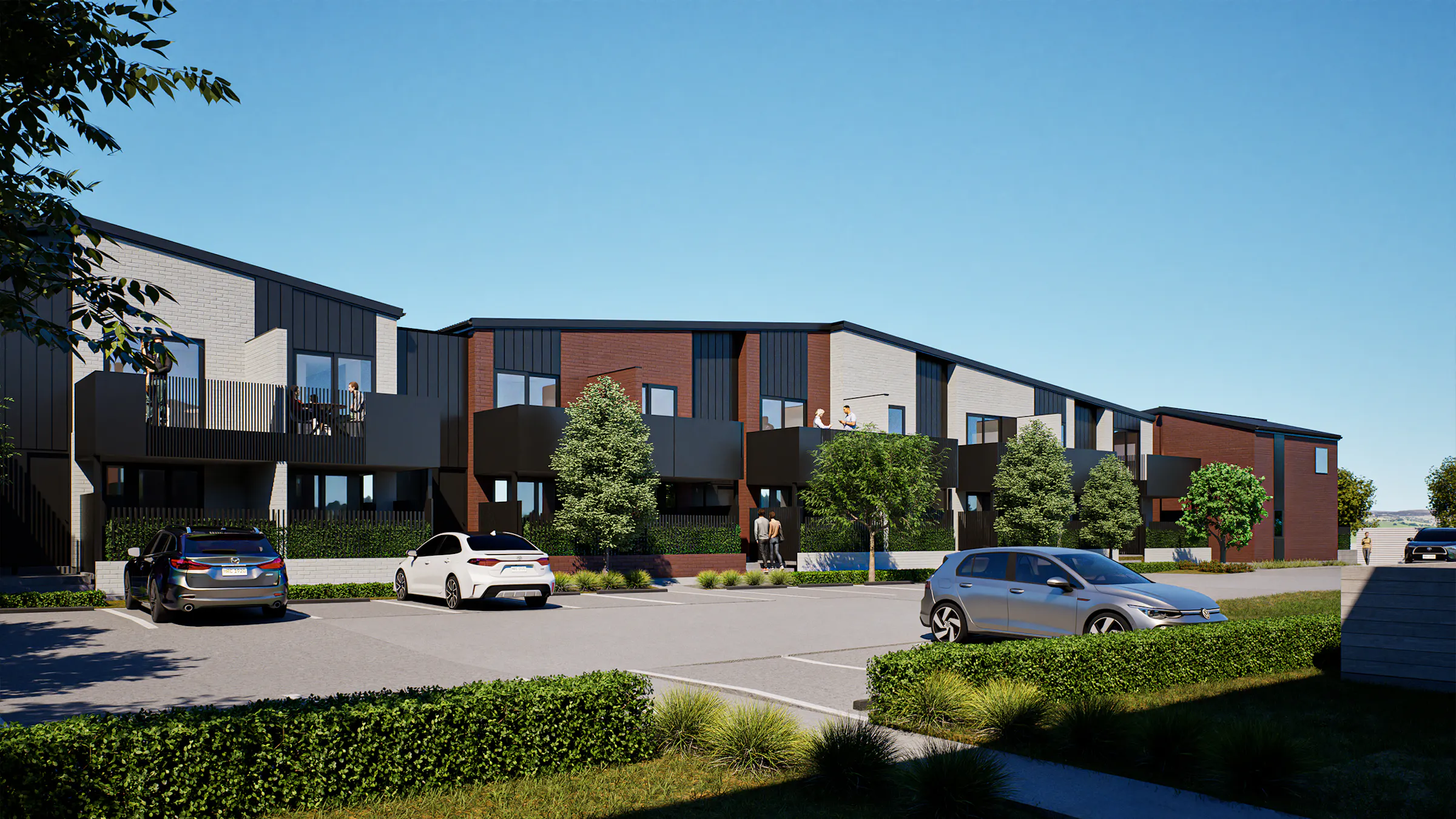 Humphryes Modern Apartments Construkt Architects Auckland Main Render
