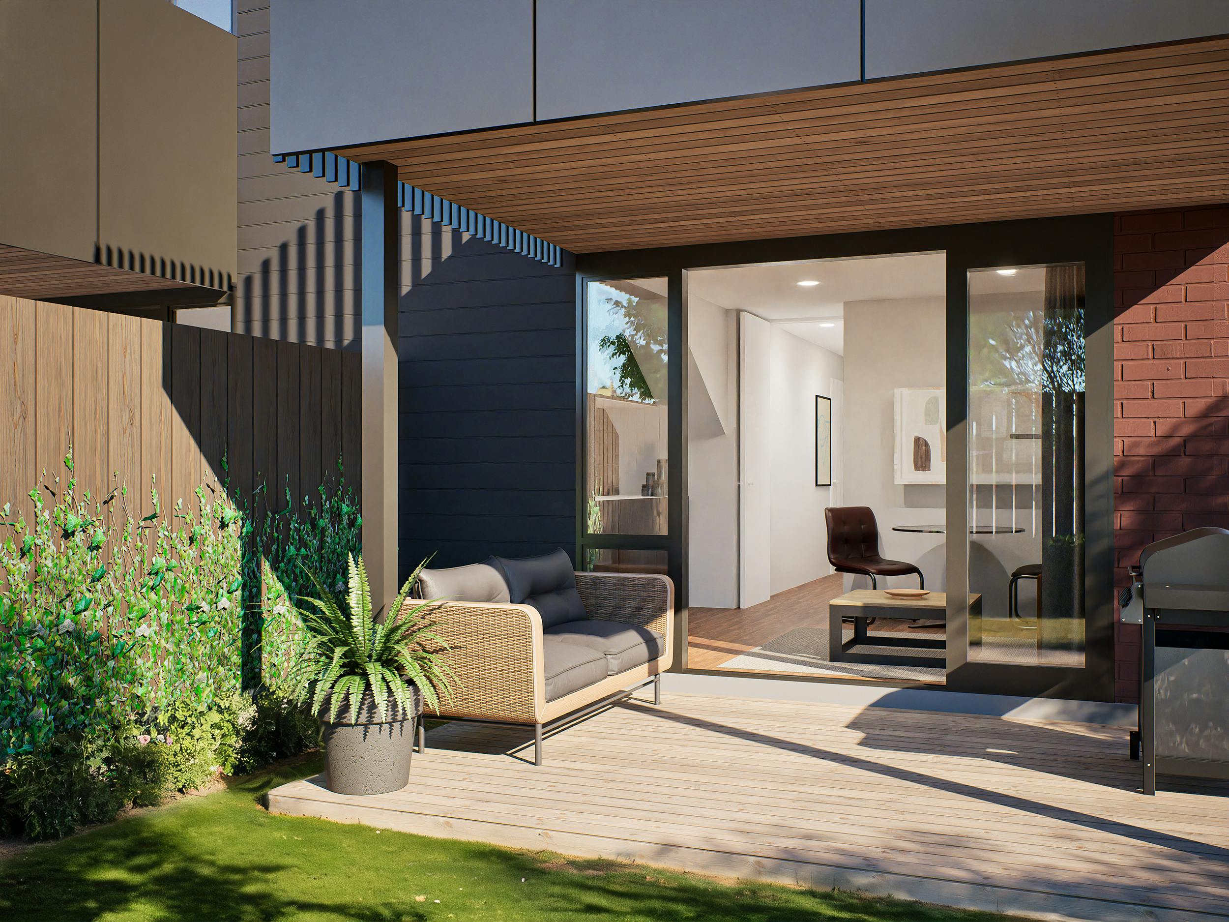 Humphryes Modern Apartments Construkt Architects Auckland Patio