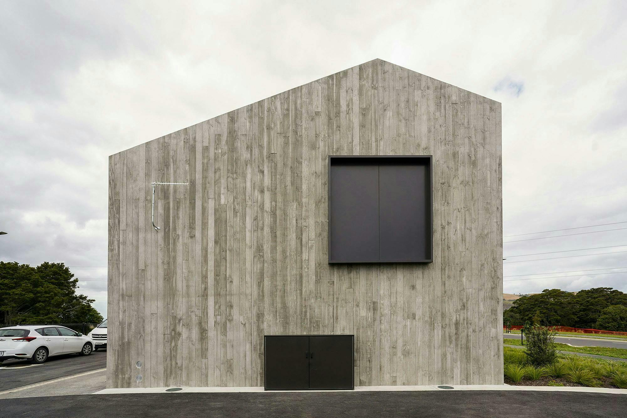 Hunua Views Pump Station Industrial Construkt Architects Auckland Elevation