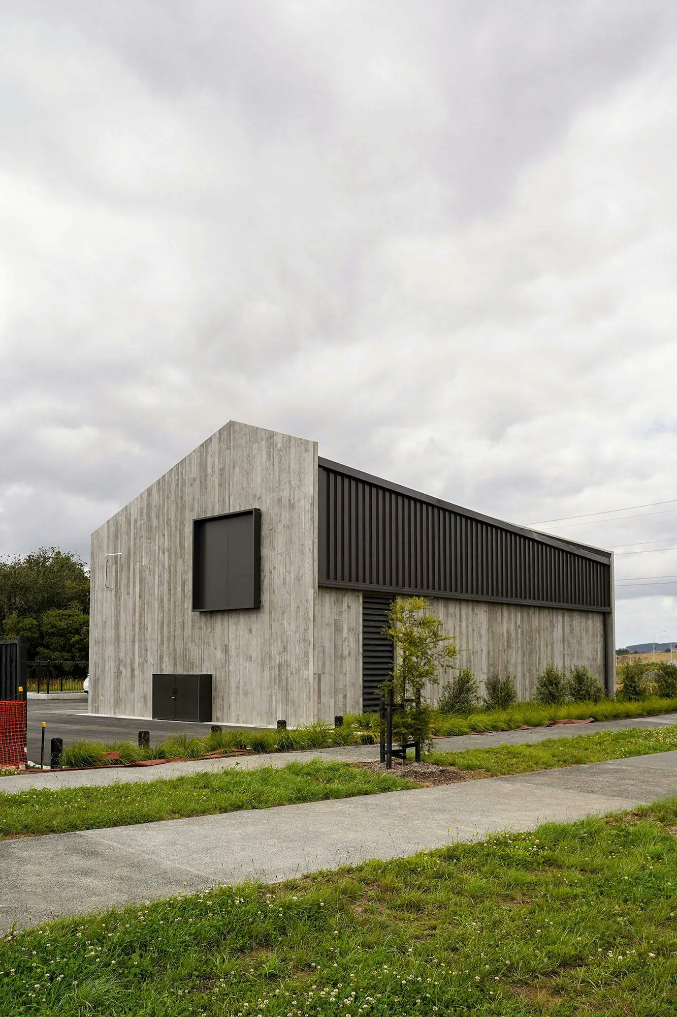 Hunua Views Pump Station Industrial Construkt Architects Auckland Footpath