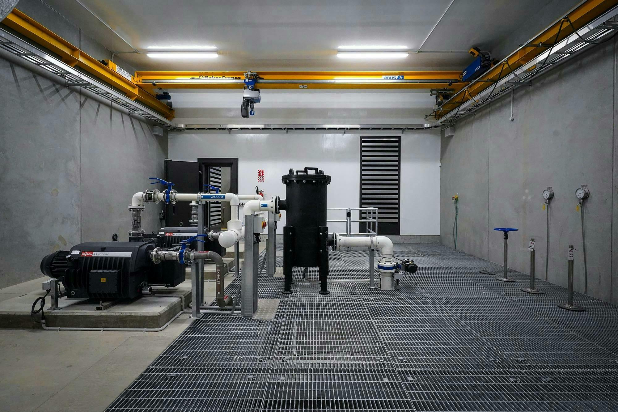 Hunua Views Pump Station Industrial Construkt Architects Auckland Interior