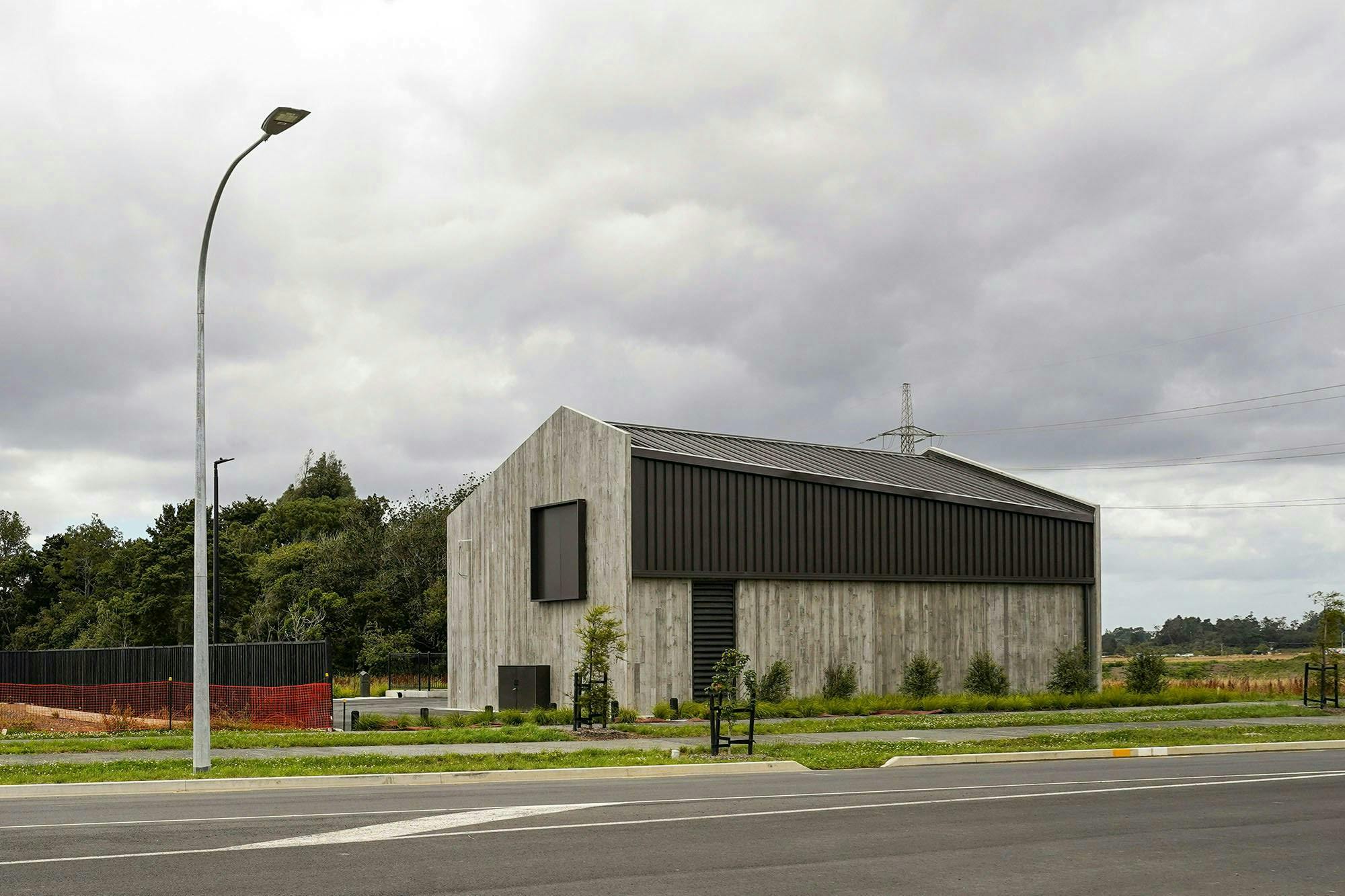 Hunua Views Pump Station Industrial Construkt Architects Auckland Street View 2
