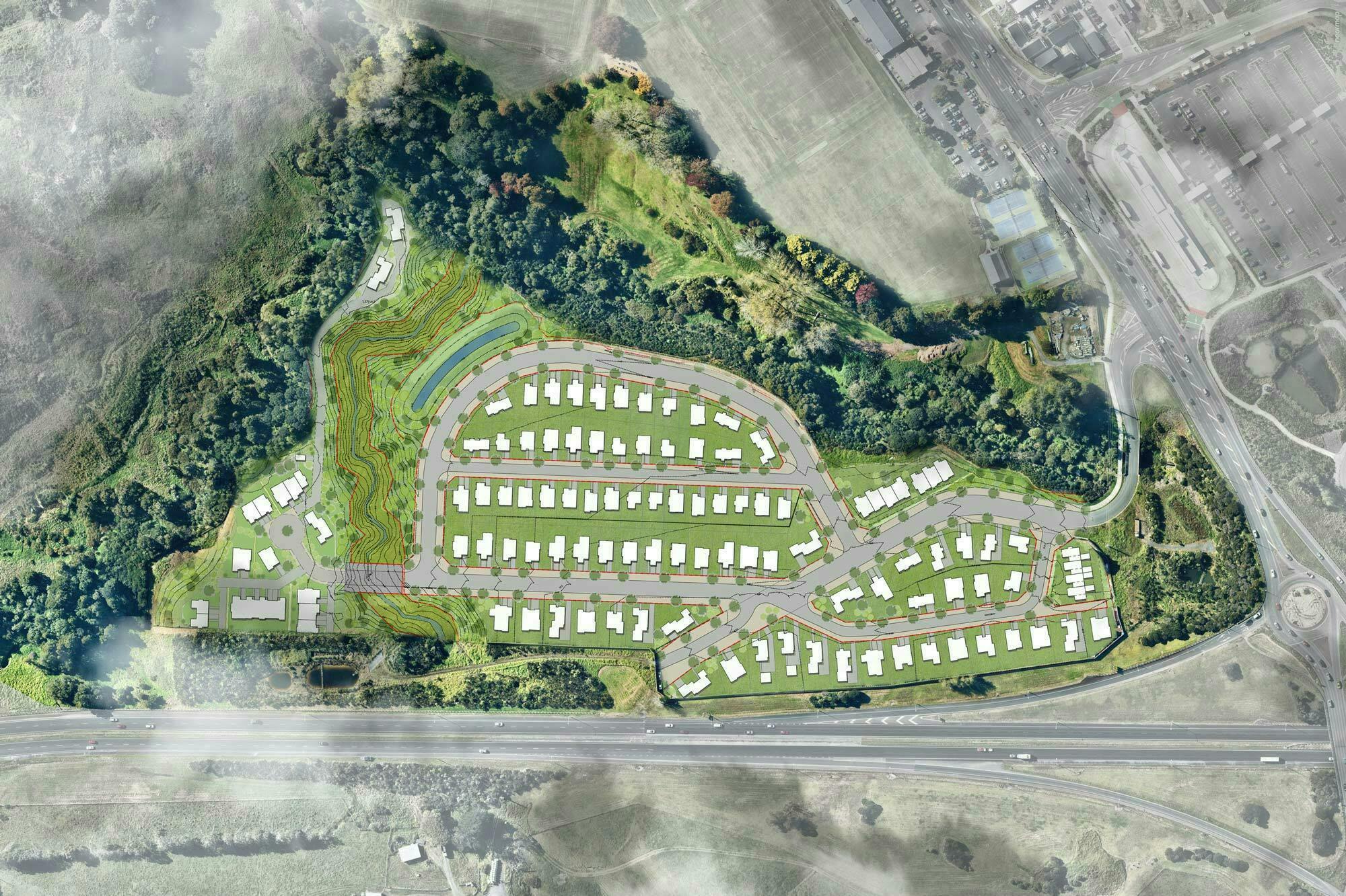 Jack Hawken lane Masterplanning Construkt Architects Auckland Illustrative Plan