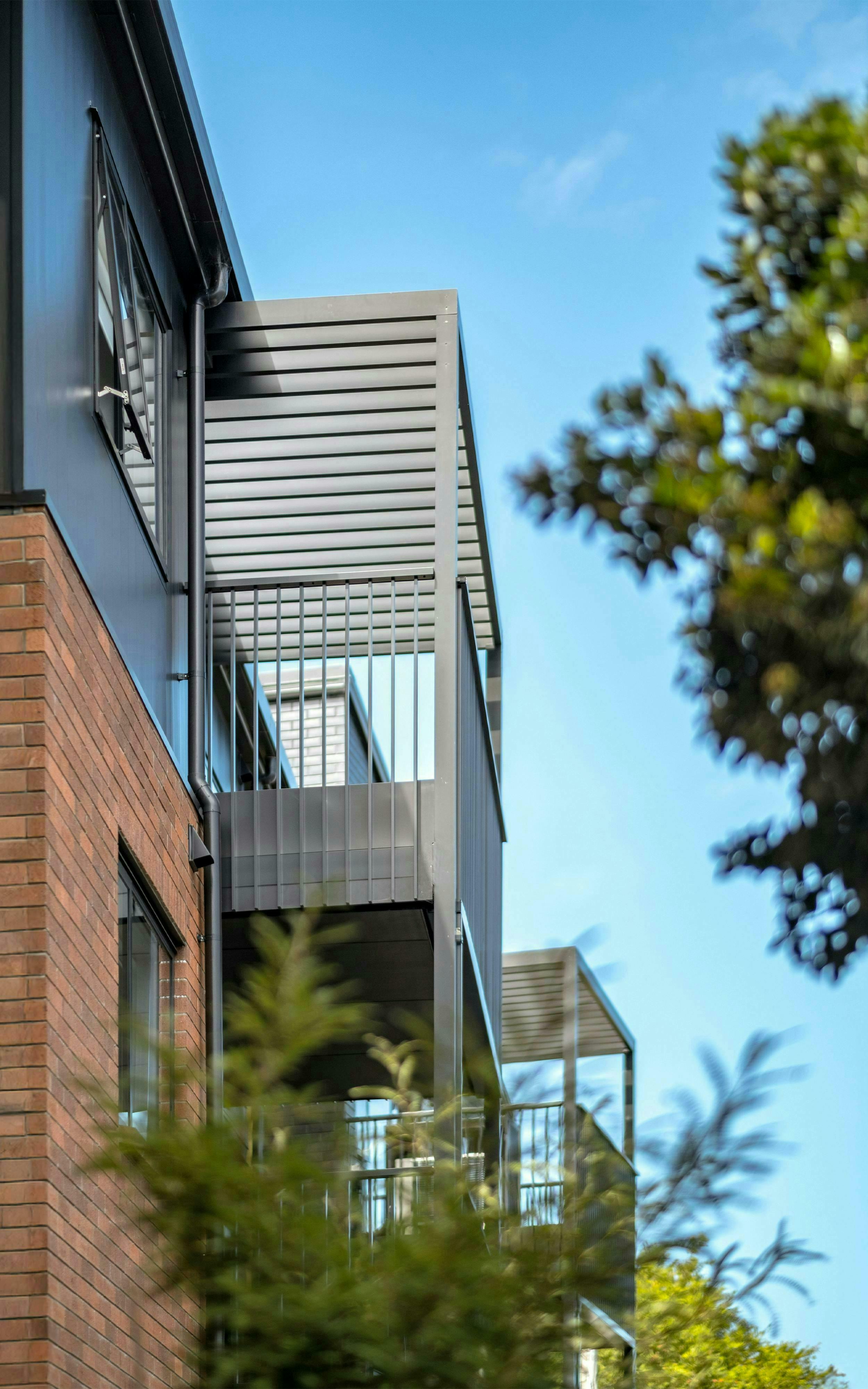 Kaweka Apartments Modern Apartments Construkt Architects Auckland Balcony closeup