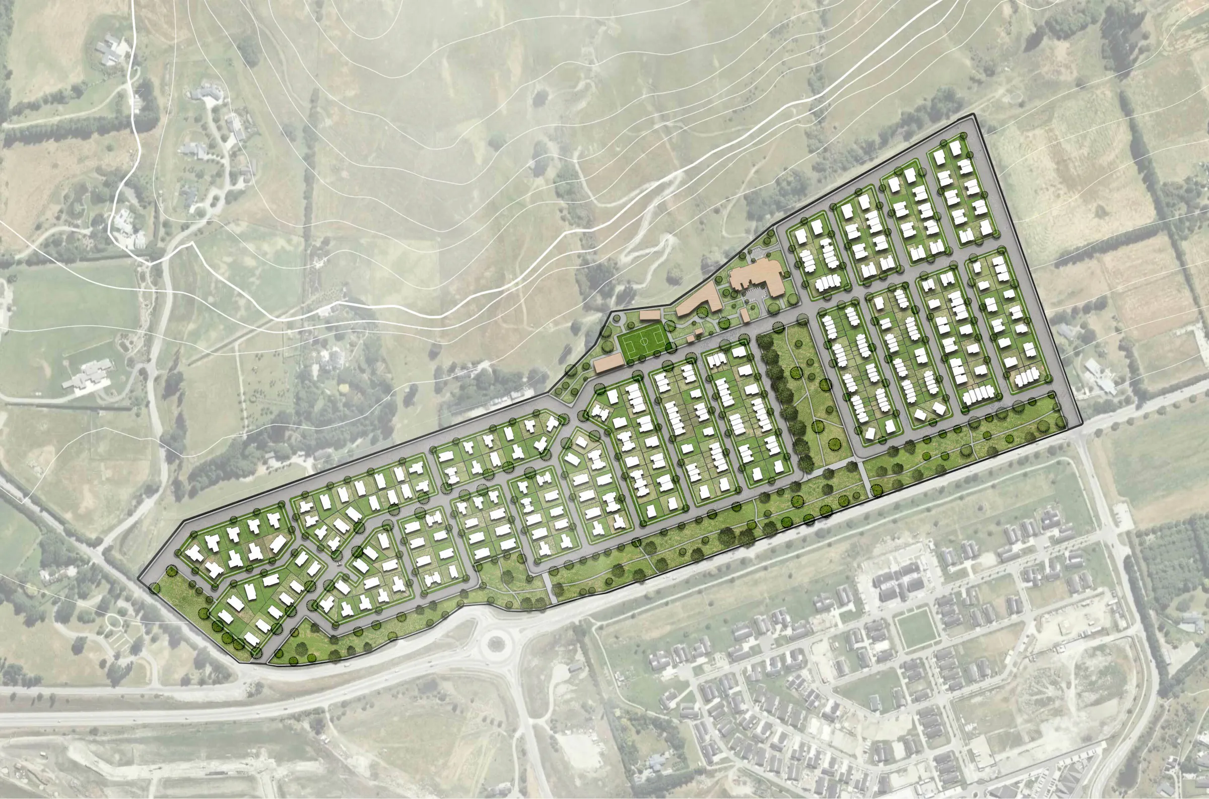 Ladies Mile Masterplan Construkt Architects Auckland Illustrative Masterplan