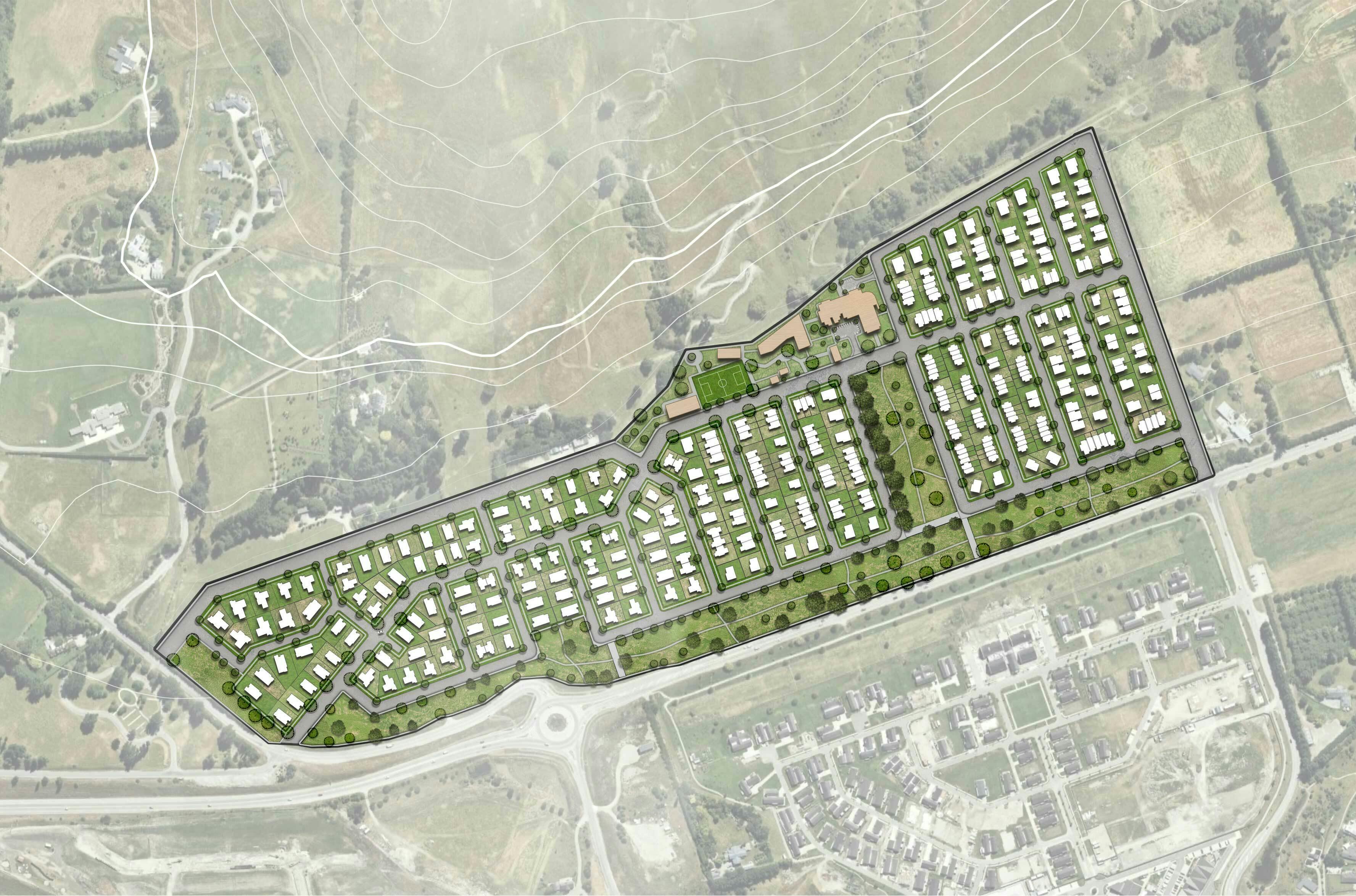 Ladies Mile Masterplan Construkt Architects Auckland Illustrative Masterplan