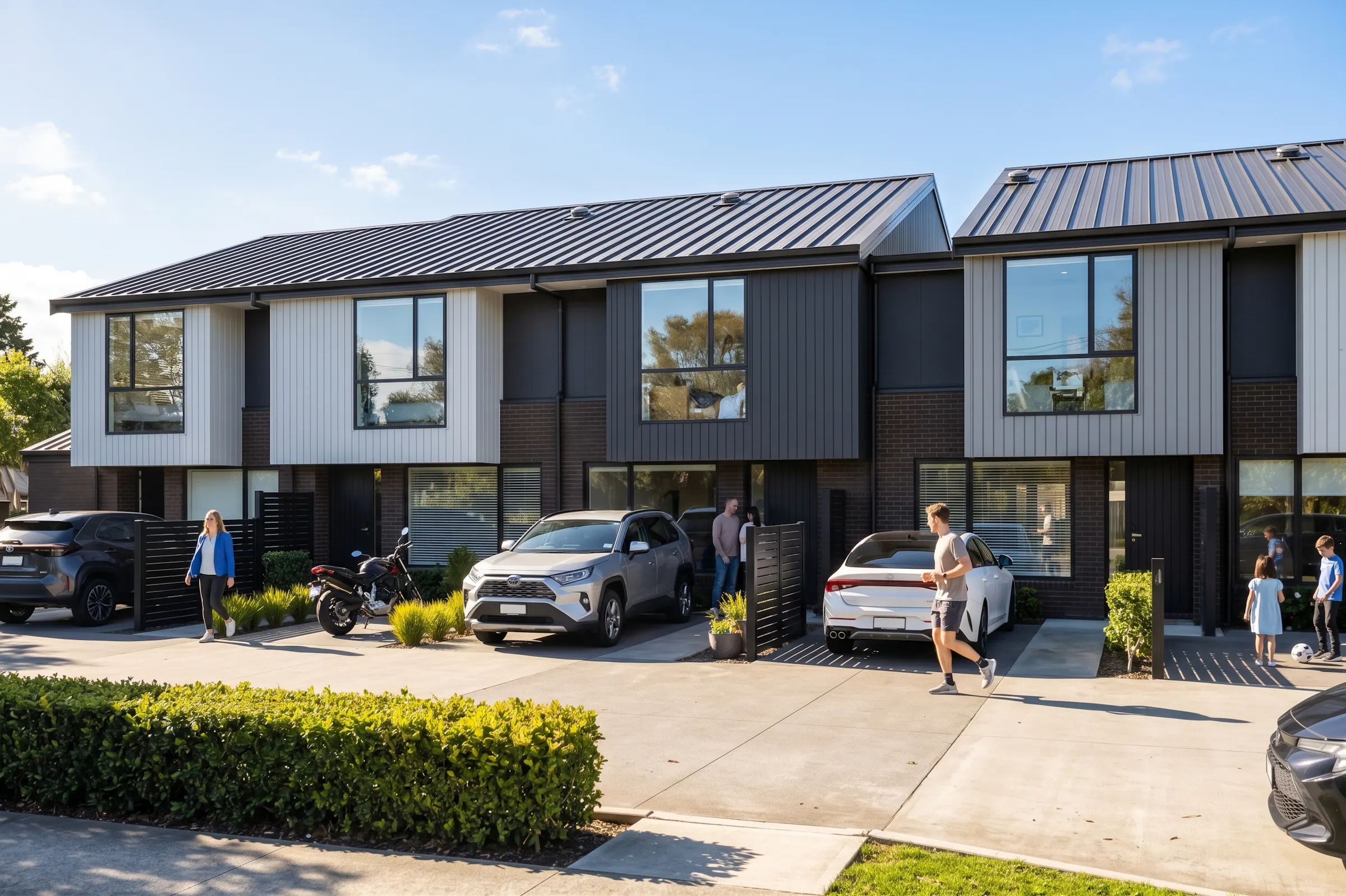Manuroa Road Terraces Mfodern Terraces Construkt Architects Auckland Typology 4