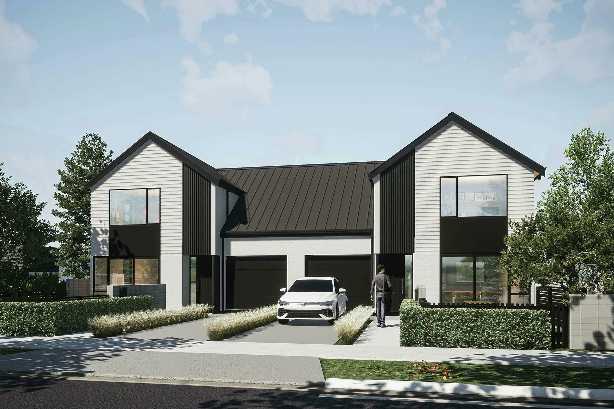 Manuroa Road Terraces Modern Terraces Construkt Architects Aucklandjpg