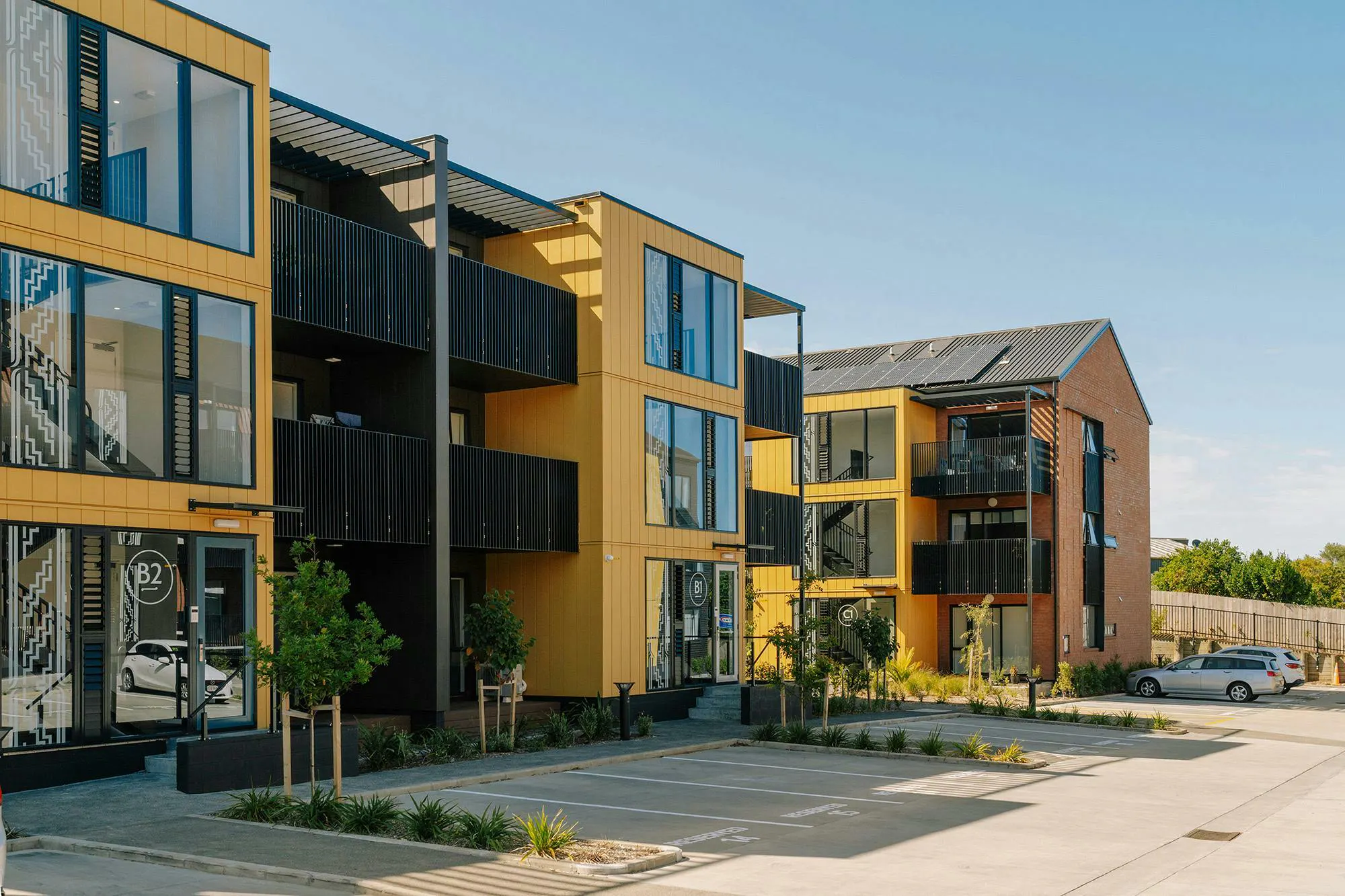 Moroki Apartments Modern Apartments Construkt Architects Auckland Parking 2