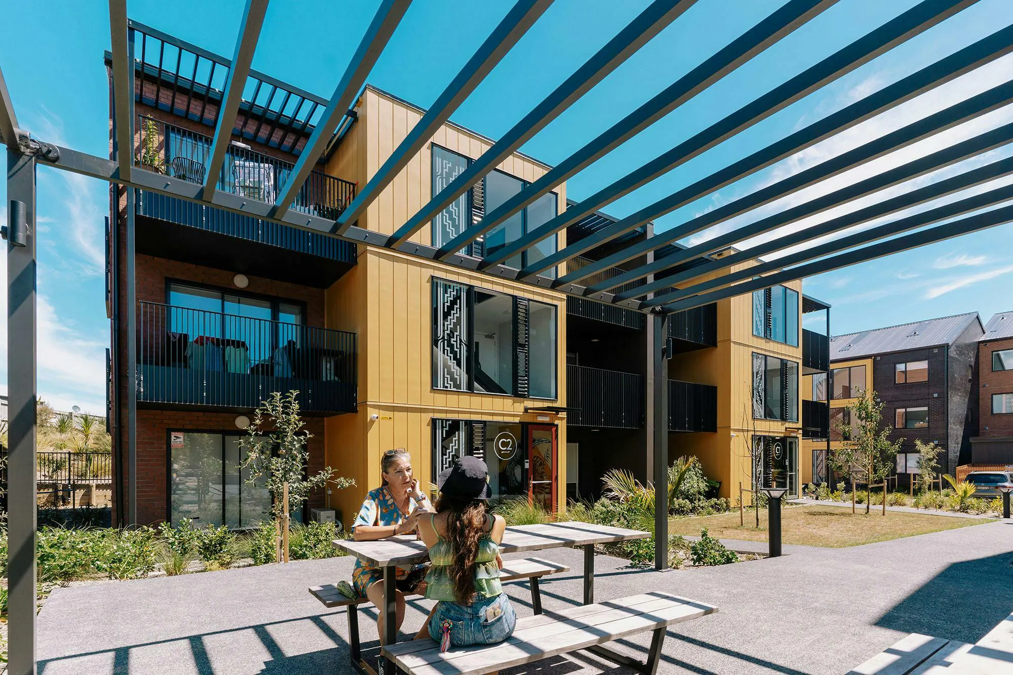 Moroki Apartments Modern Apartments Construkt Architects Auckland Pergola