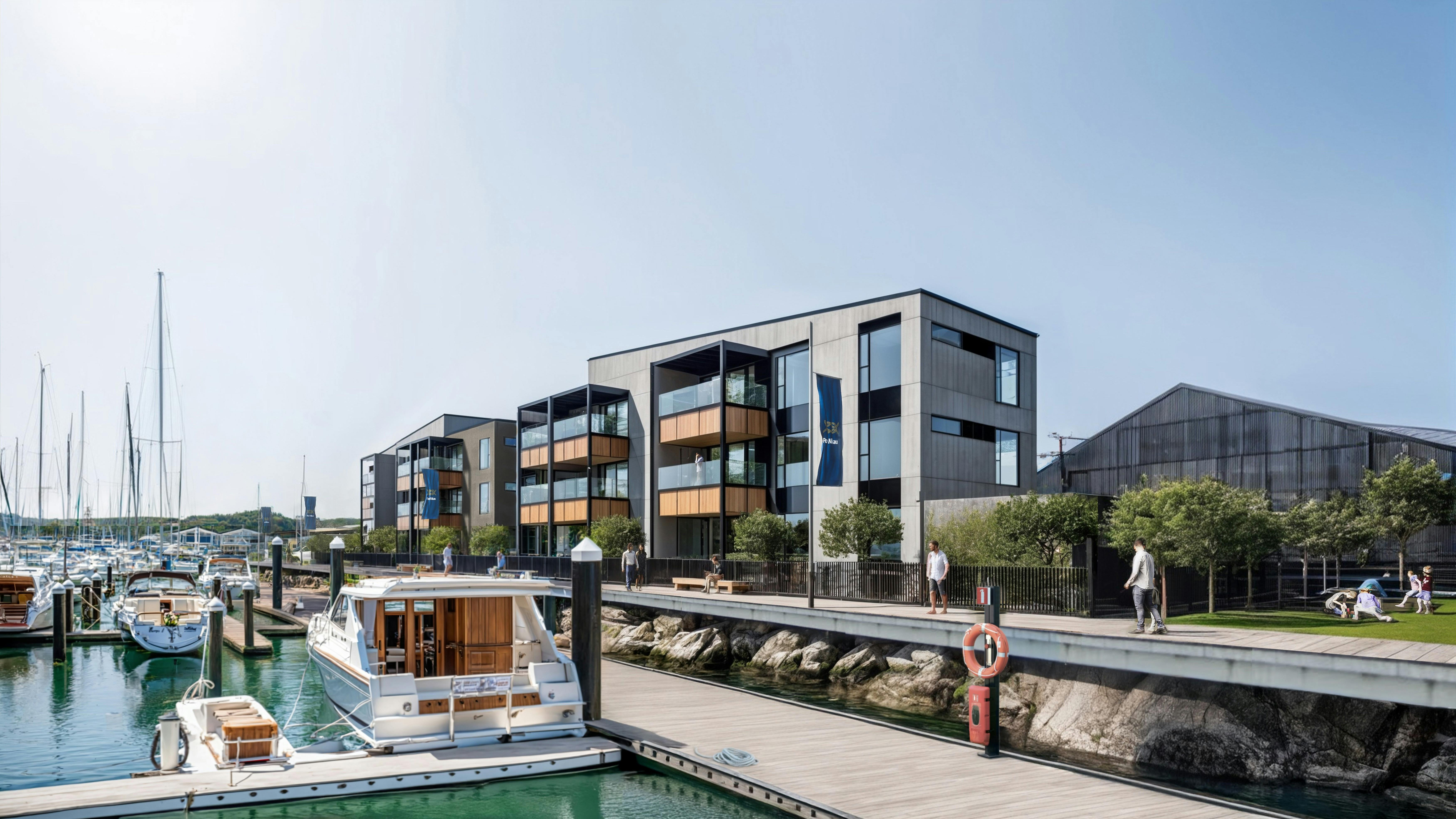 Nikau Apartments Modern Apartments Construkt Architects Auckland Docks