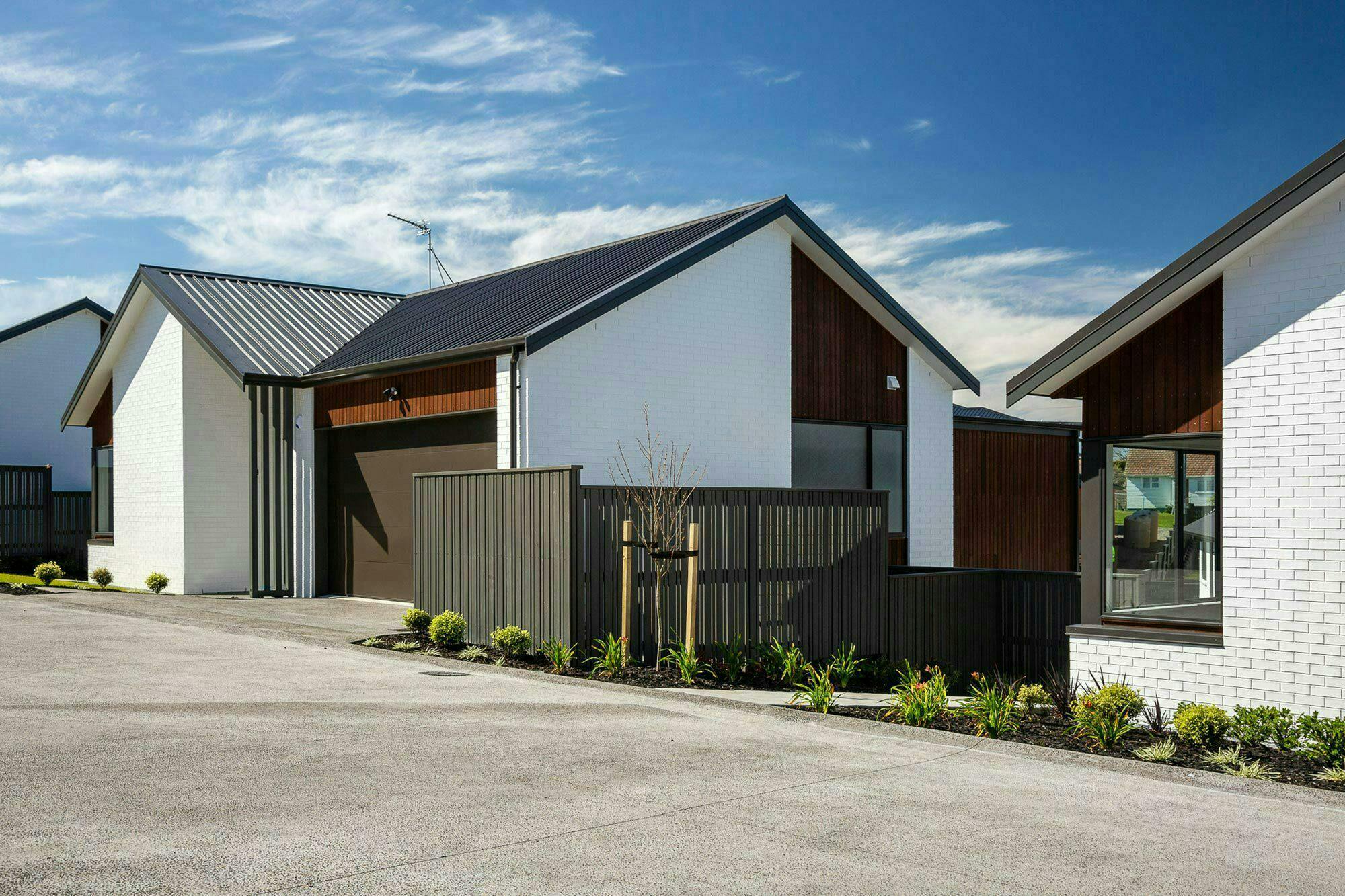 Northern Glenn Innes Housing Modern Terraces Construkt Architects Auckland Driveway