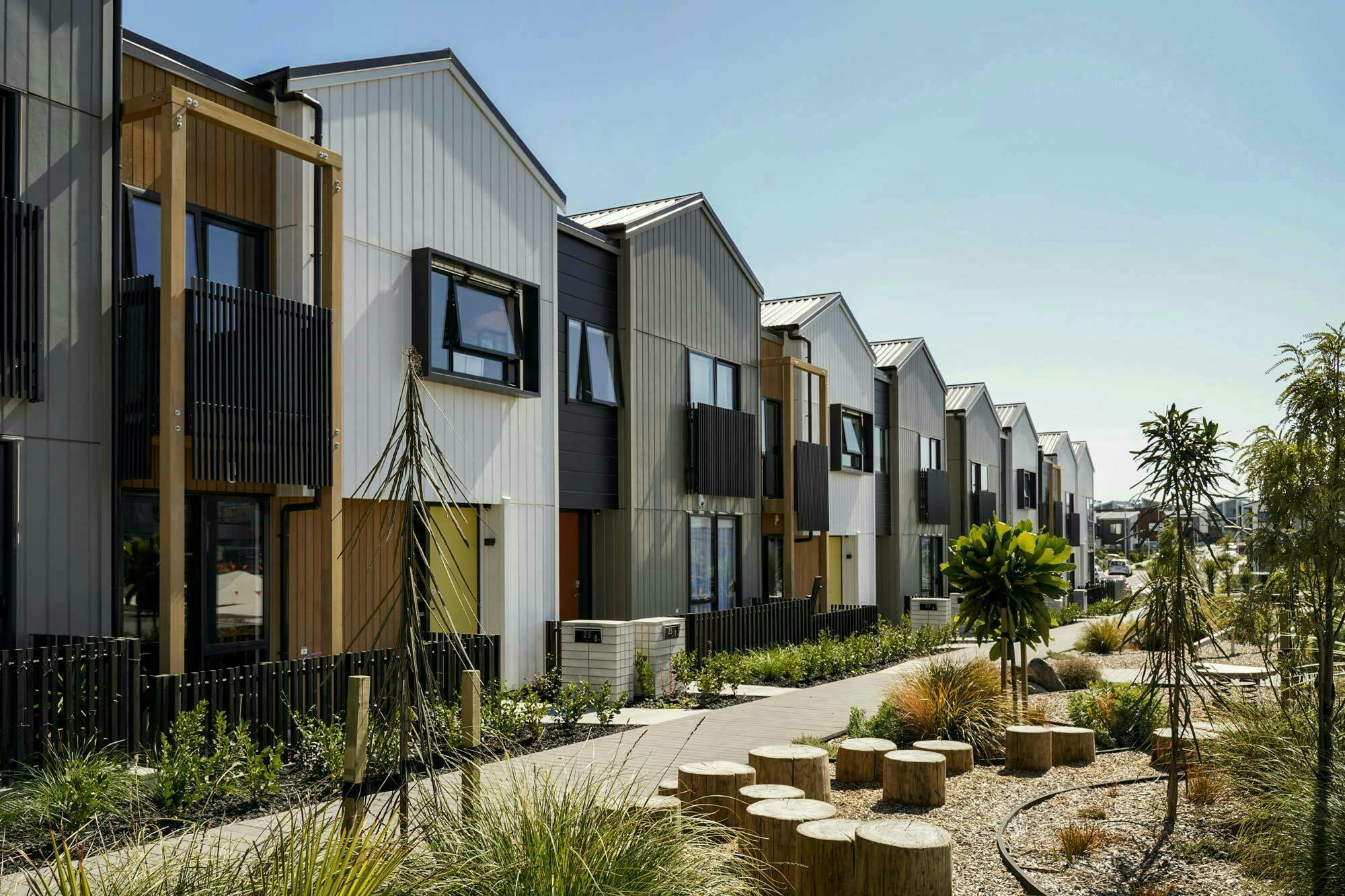 Nugget Avenue Terraces Terraces Multi unit Construkt Architects Auckland