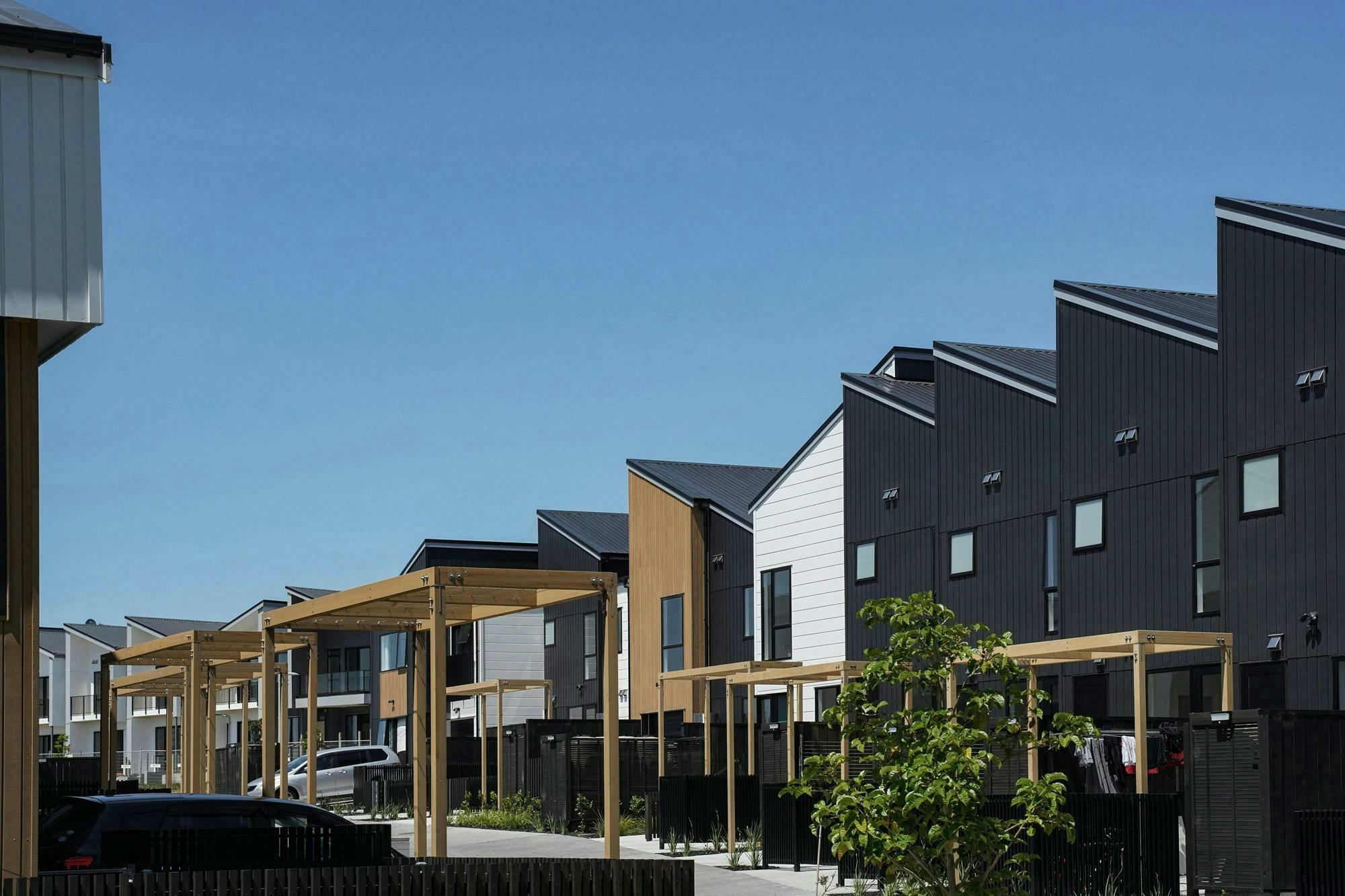 Nugget Avenue Terraces Terraces Multi unit Construkt Architects Auckland Entrances 2